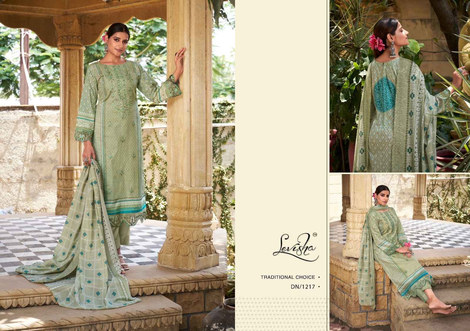 Levisha Mahefuz Vol-5 Cambric Cotton Dress Material 6 Pc Catalouge