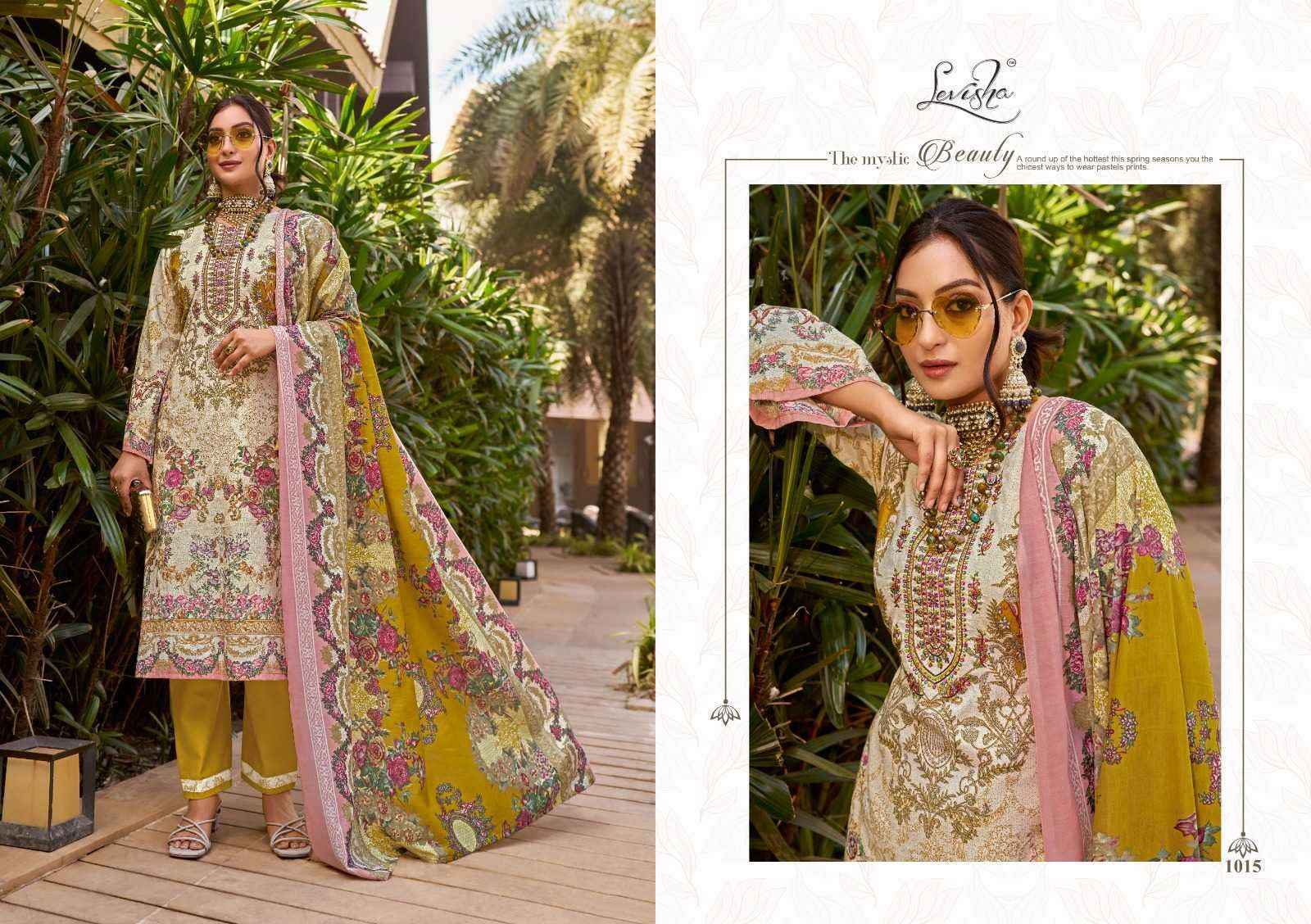 Levisha Naira Nx Cotton Dress Material 8 pcs Catalogue