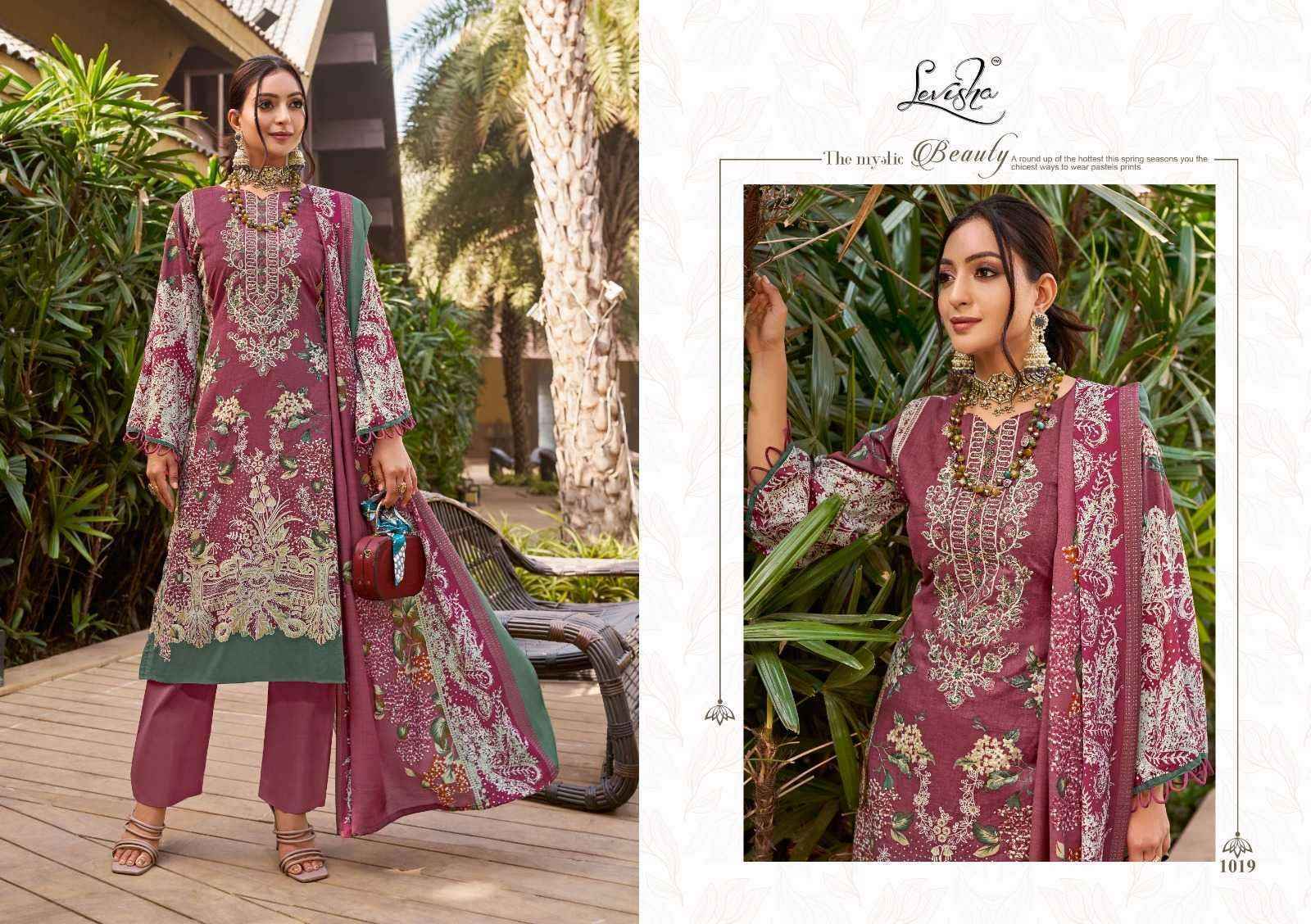 Levisha Naira Nx Cotton Dress Material 8 pcs Catalogue