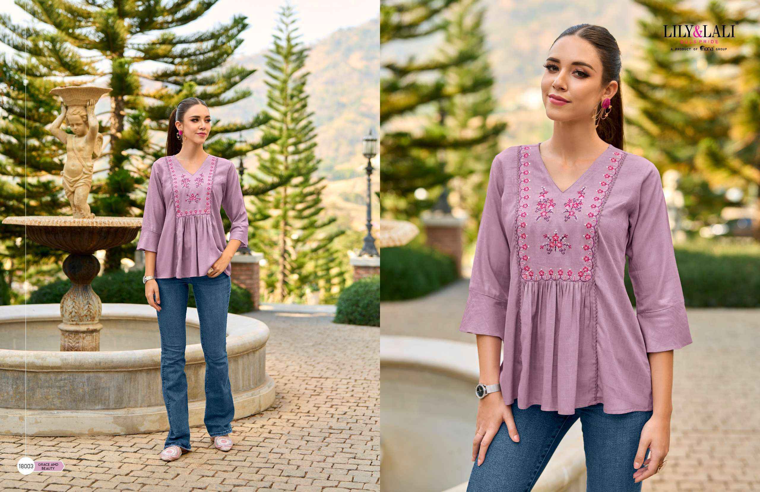 Lily & Lali Melody Vol 3 Short Rayon Kurti 8 pcs Catalogue