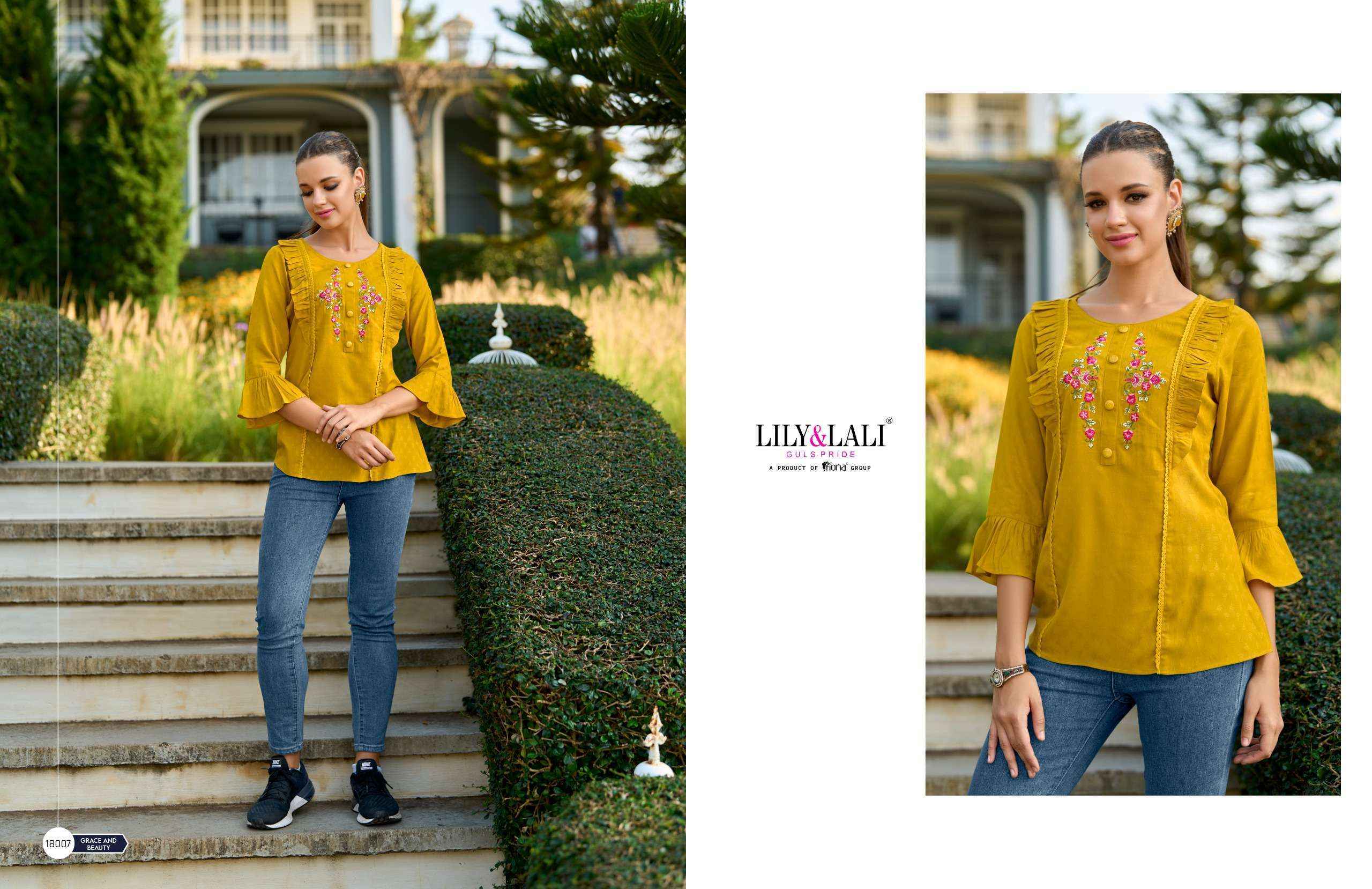 Lily & Lali Melody Vol 3 Short Rayon Kurti 8 pcs Catalogue