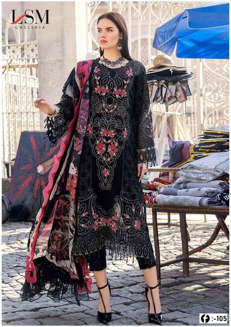 LSM Galleria Firdous Queen Lawn Vol 10 Lawn Cotton Dress Material 6 pcs Catalogue