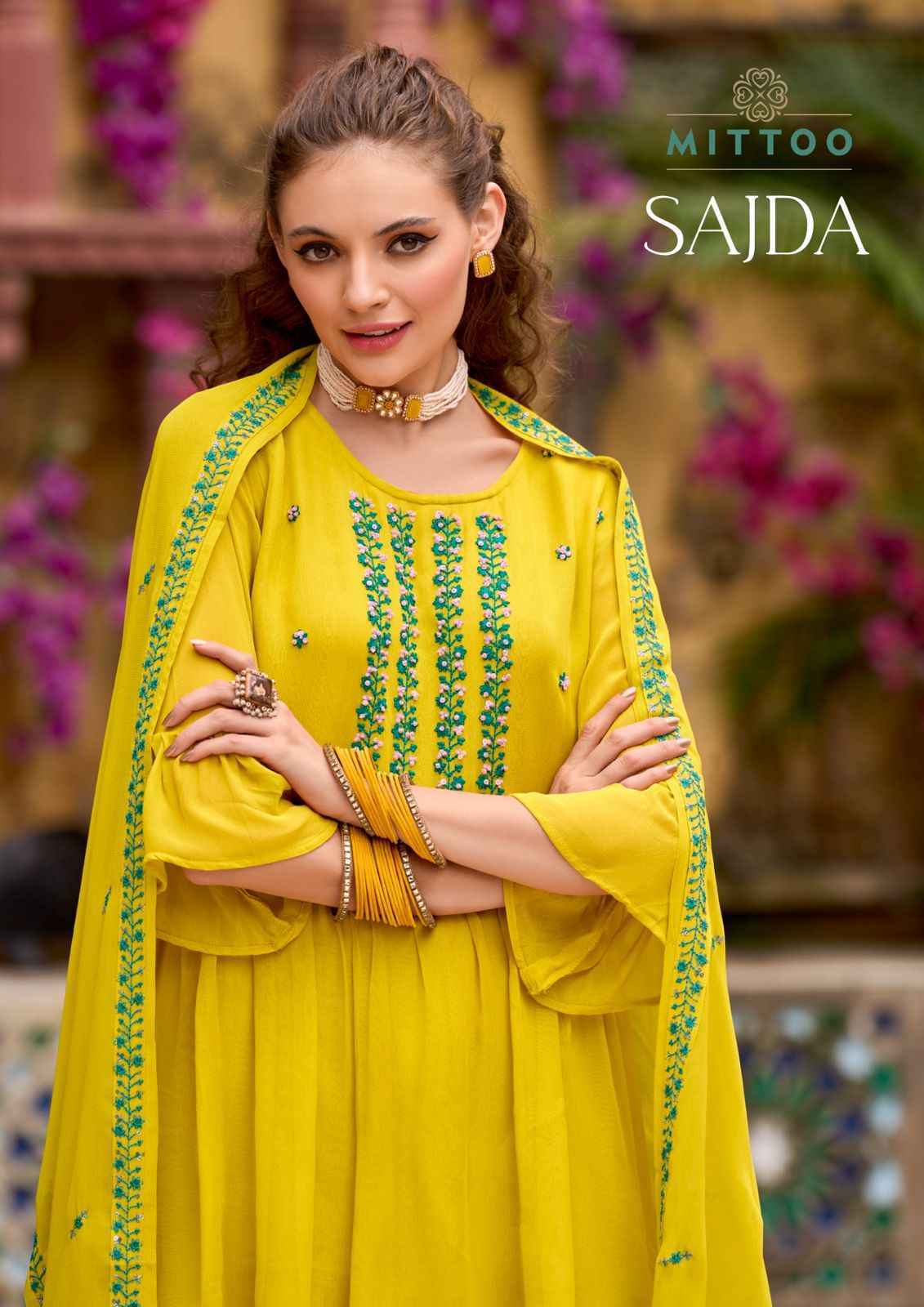 Mittoo Sajda Georgette Readymade Suit 4 Pc Catalog