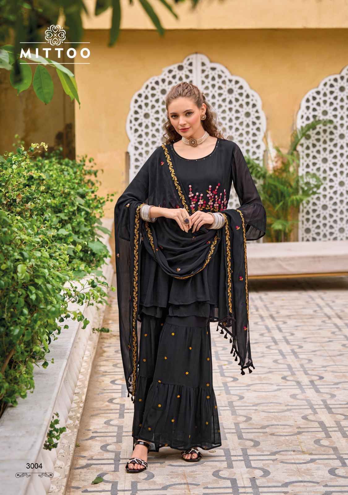 Mittoo Sajda Georgette Readymade Suit 4 Pc Catalog
