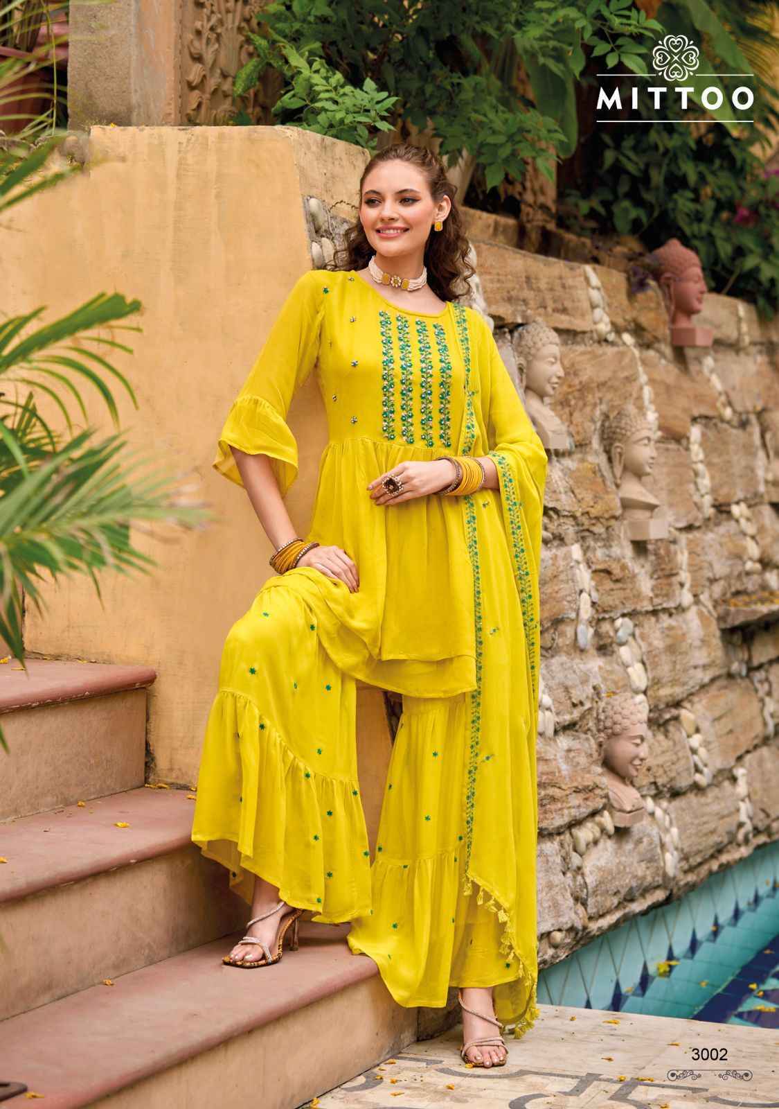 Mittoo Sajda Georgette Readymade Suit 4 Pc Catalog