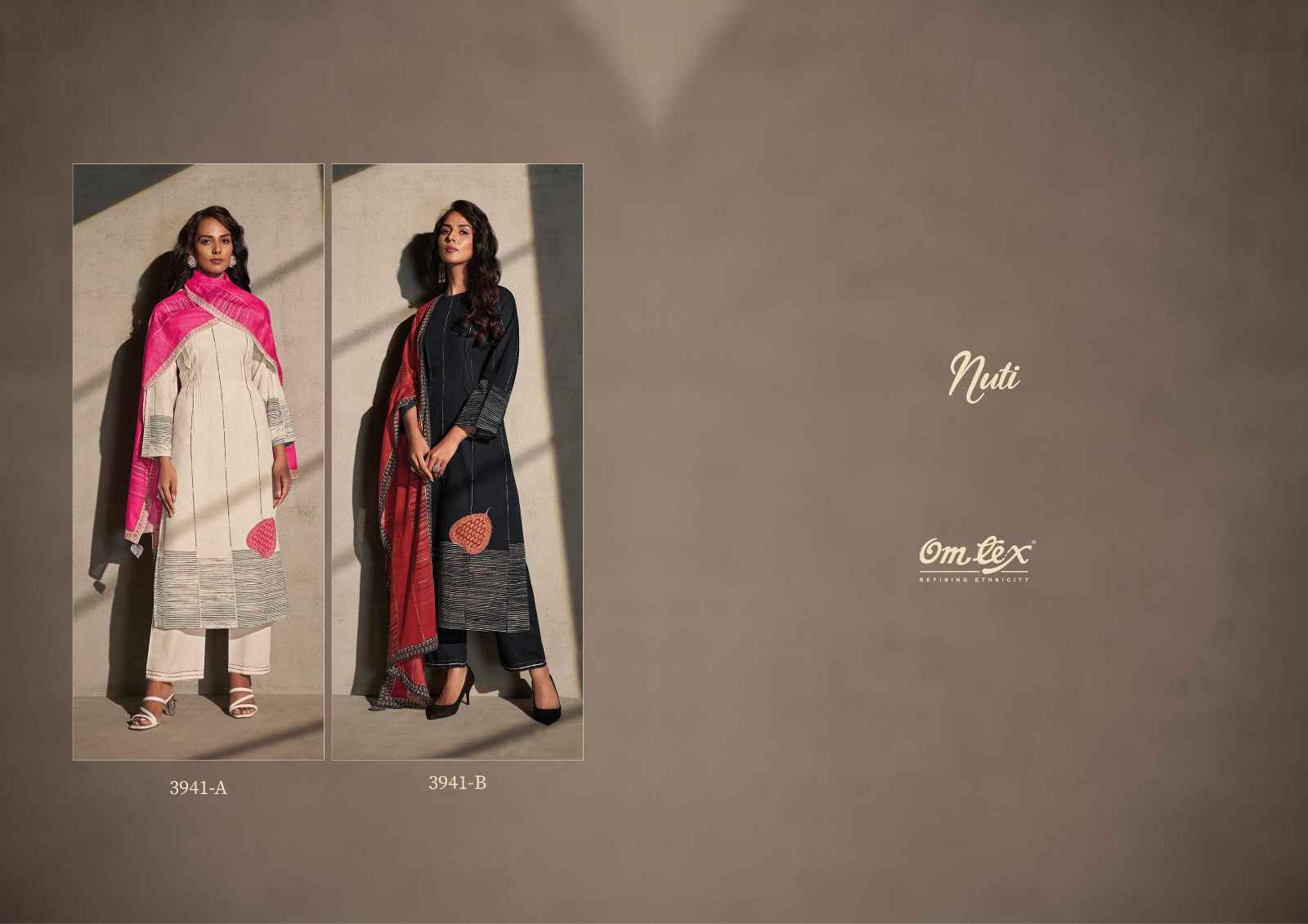 Omtex Nuti Linen Cotton Dress Material 2 Pc Catalog