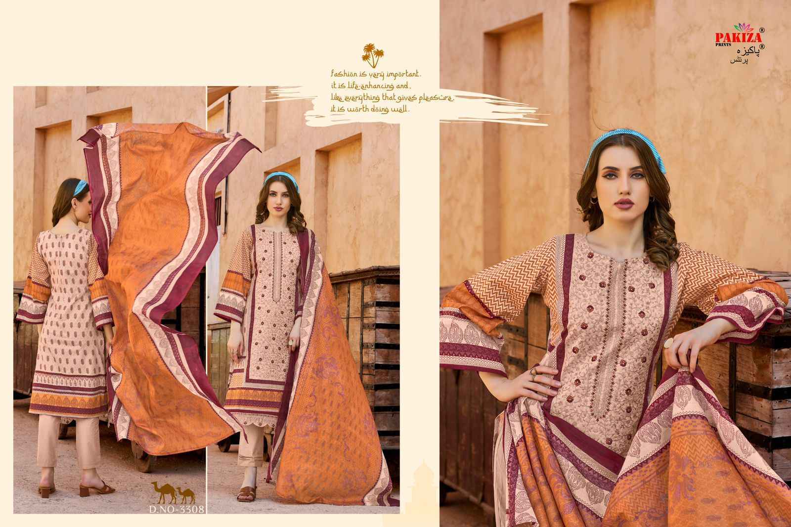 Pakiza Prints Nayaab Vol-33 Lawn Cotton Dress Material 10 Pc Catalouge