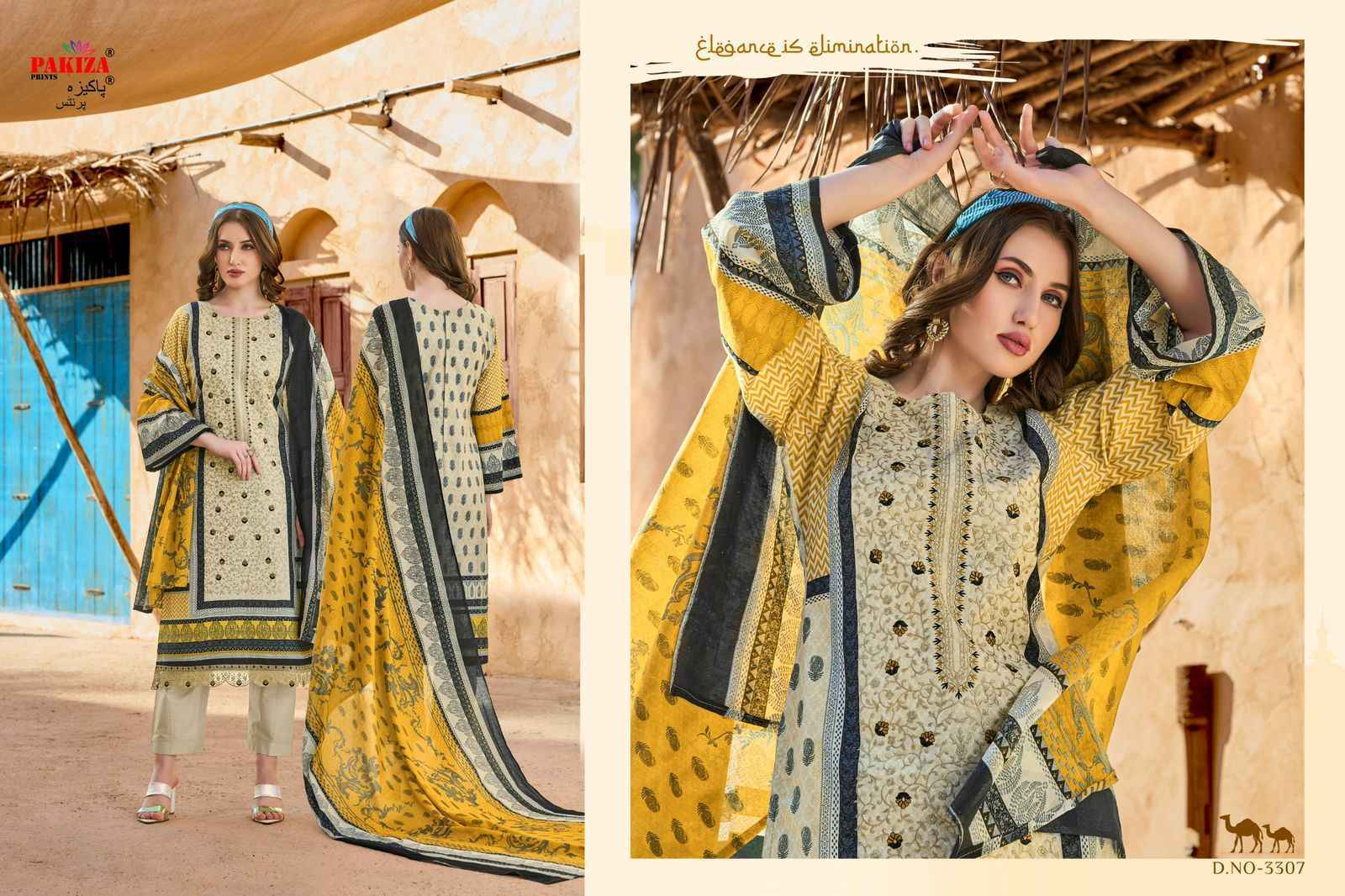 Pakiza Prints Nayaab Vol-33 Lawn Cotton Dress Material 10 Pc Catalouge