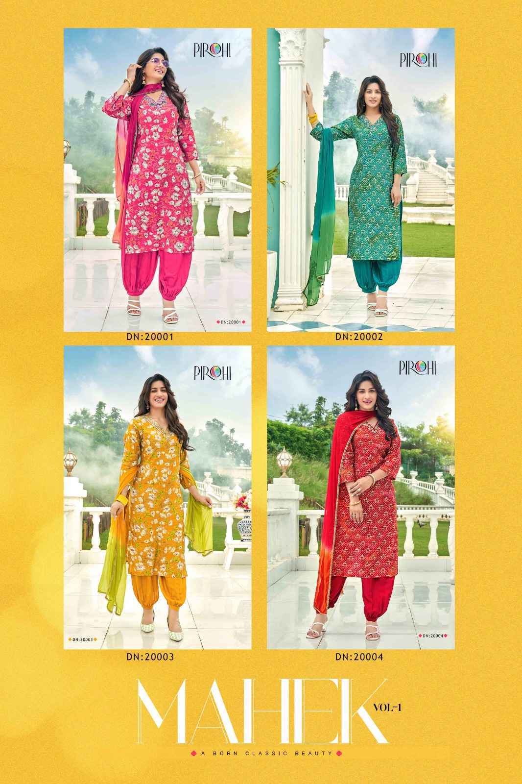 Pirohi Mahek Vol-1 Premium Modal Readymade Suit 4 pc Cataloge