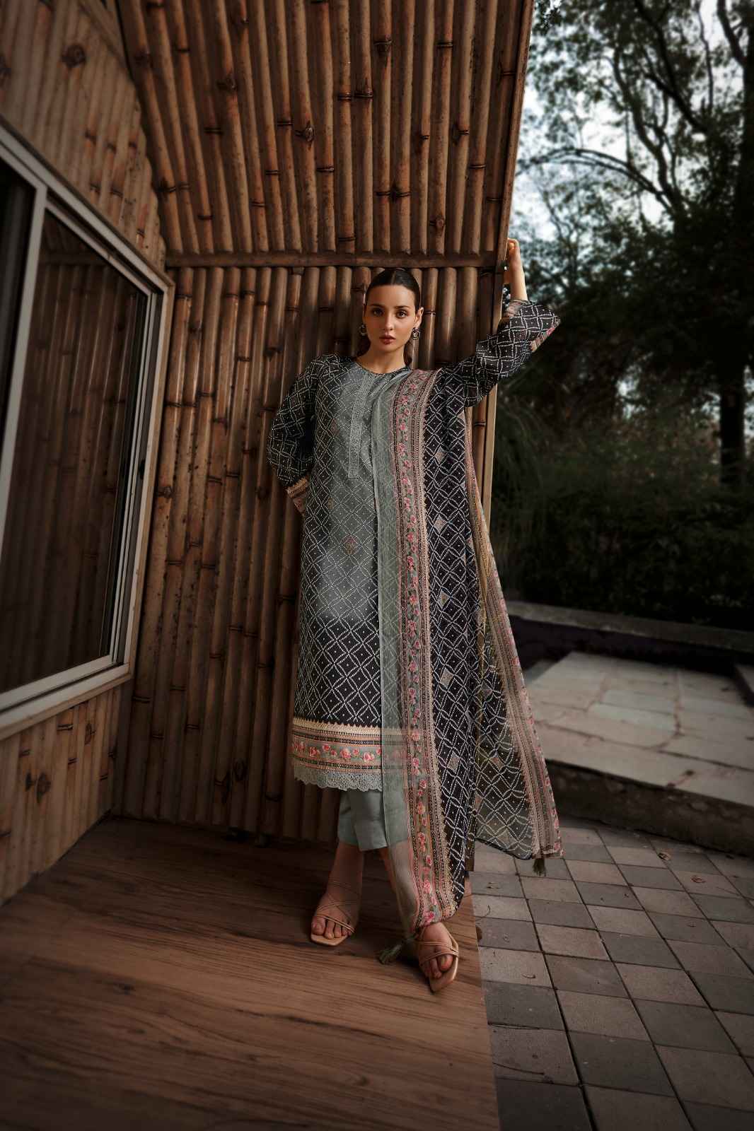 PRM Trendz Nafisha Pure Musline Silk Dress Material 8 pcs Catalogue