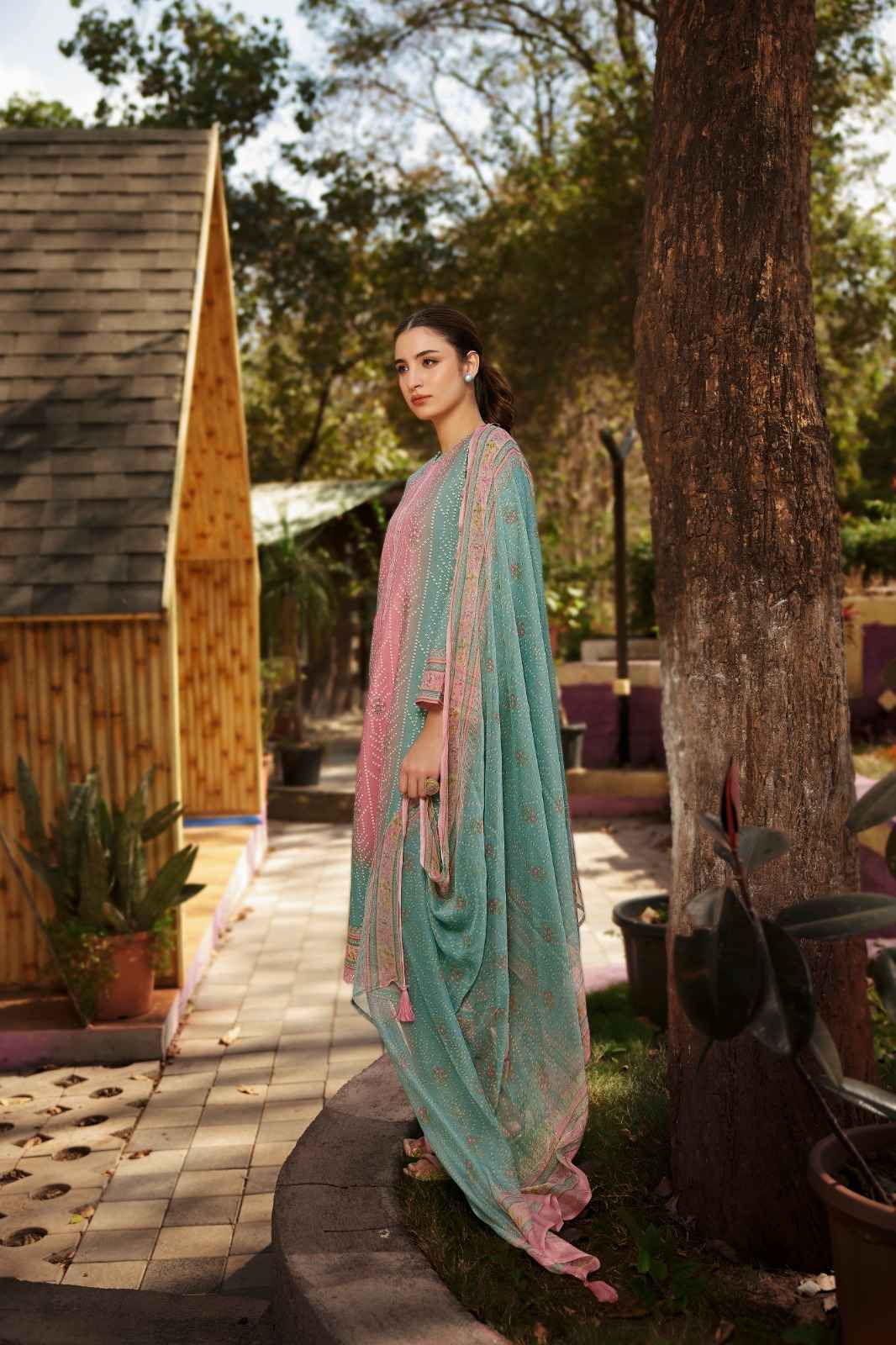 PRM Trendz Nafisha Pure Musline Silk Dress Material 8 pcs Catalogue