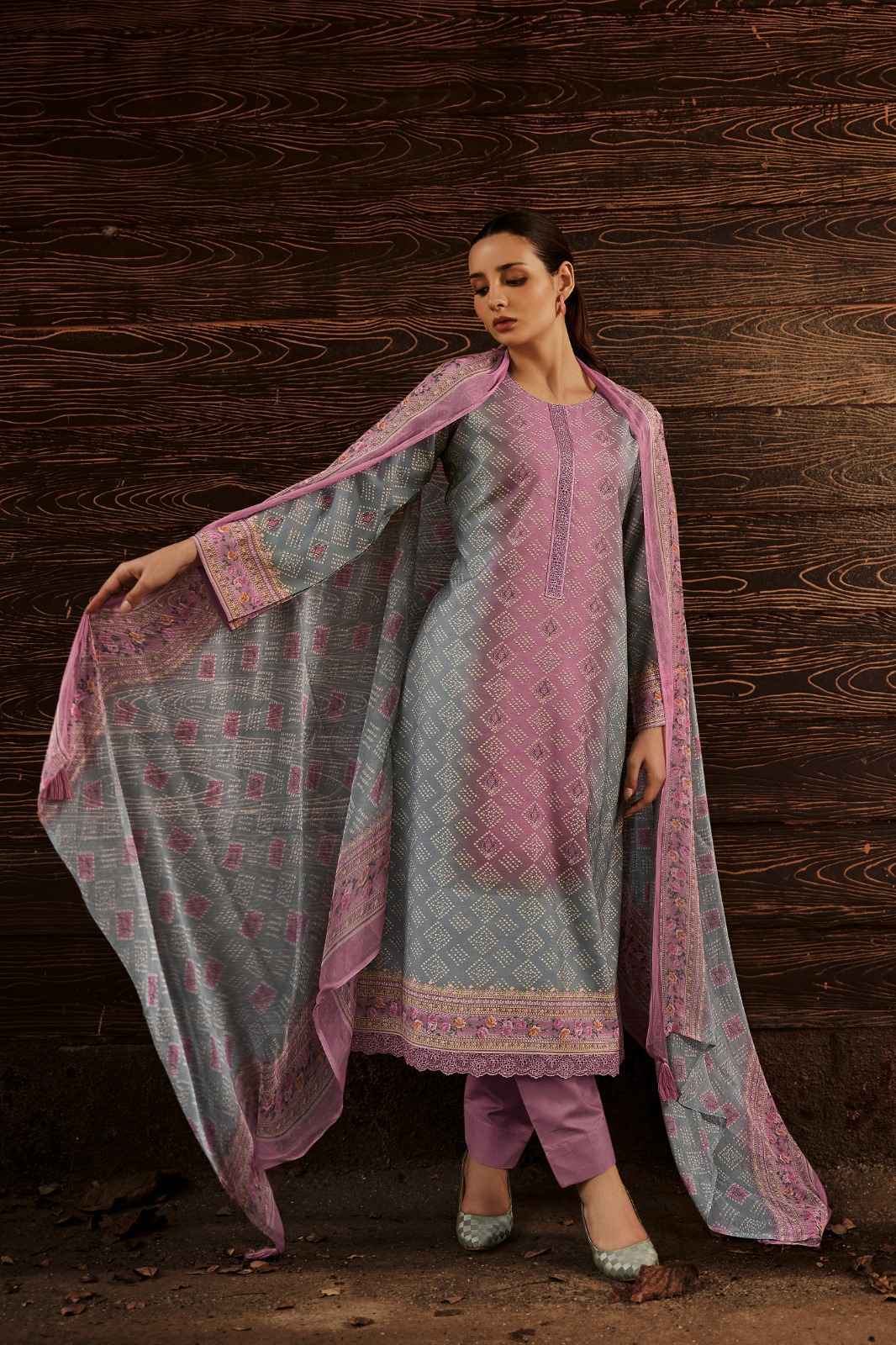 PRM Trendz Nafisha Pure Musline Silk Dress Material 8 pcs Catalogue