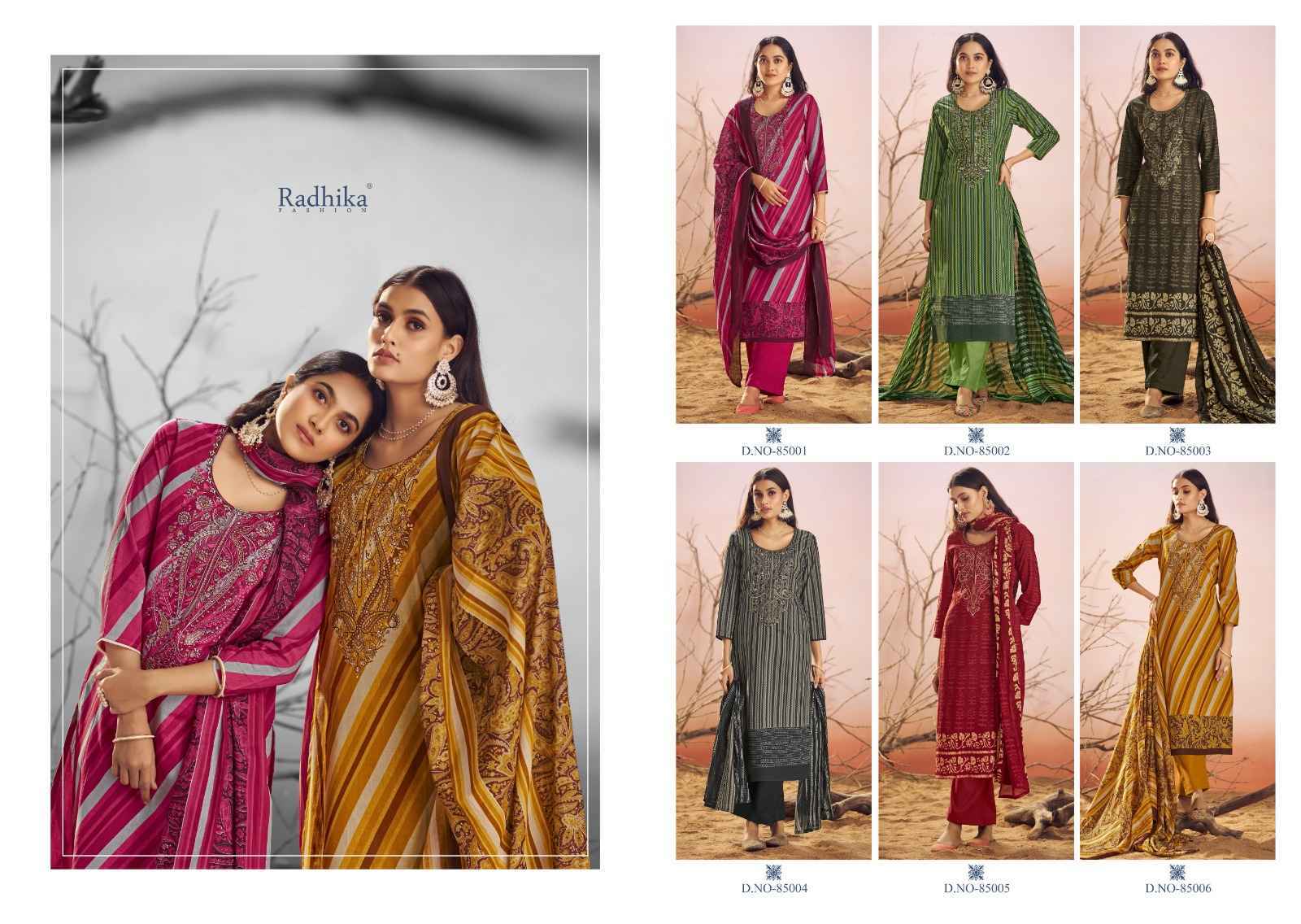 Radhika Azara Cinderella Vol-2 Cotton Dress Material 6 pcs Catalogue