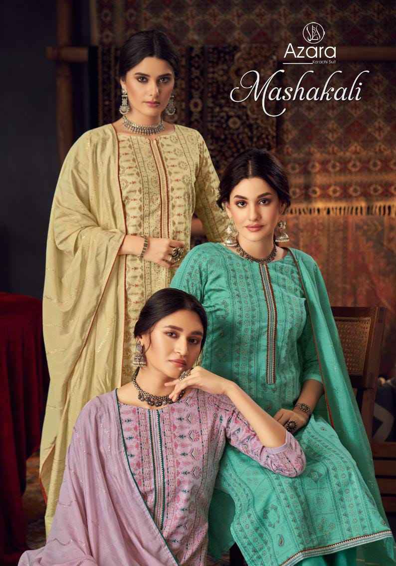 Radhika Azara Mashakali Cotton Dress Material 8 pcs Catalogue