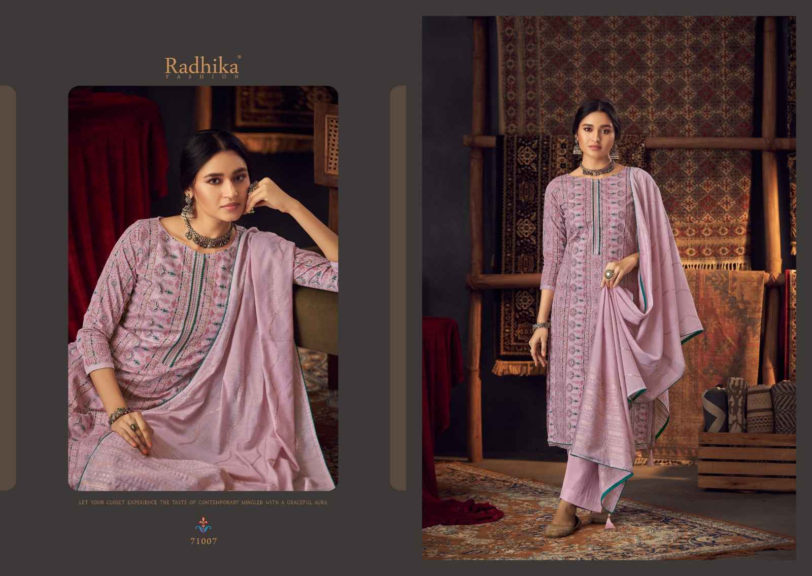 Radhika Azara Mashakali Cotton Dress Material 8 pcs Catalogue
