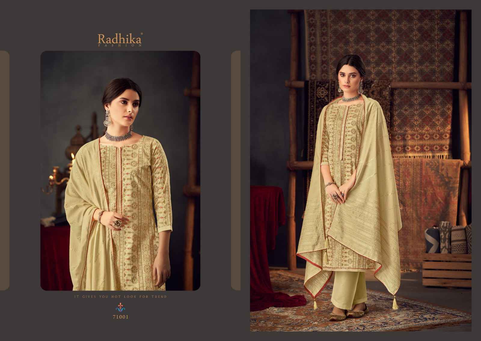 Radhika Azara Mashakali Cotton Dress Material 8 pcs Catalogue