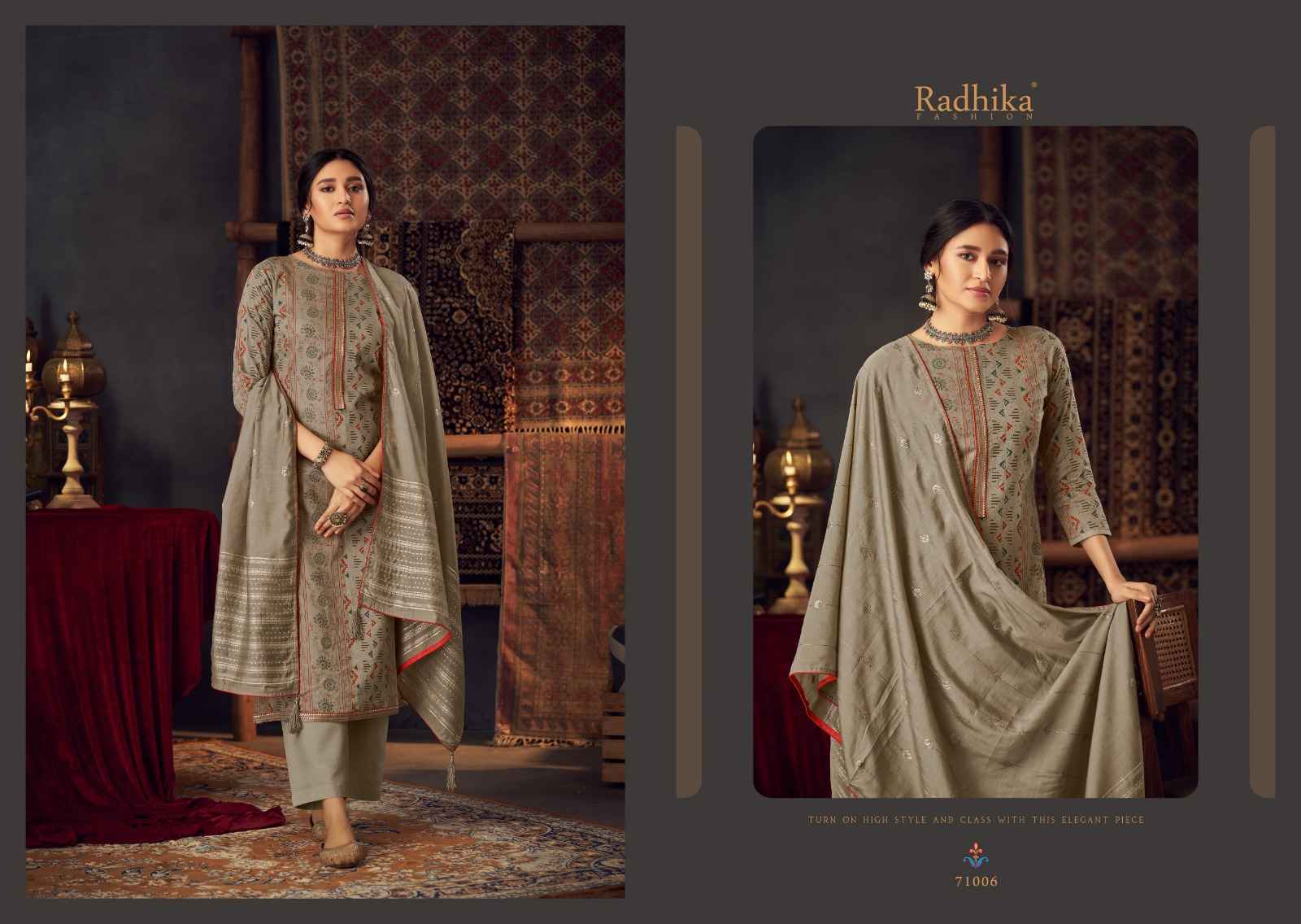 Radhika Azara Mashakali Cotton Dress Material 8 pcs Catalogue