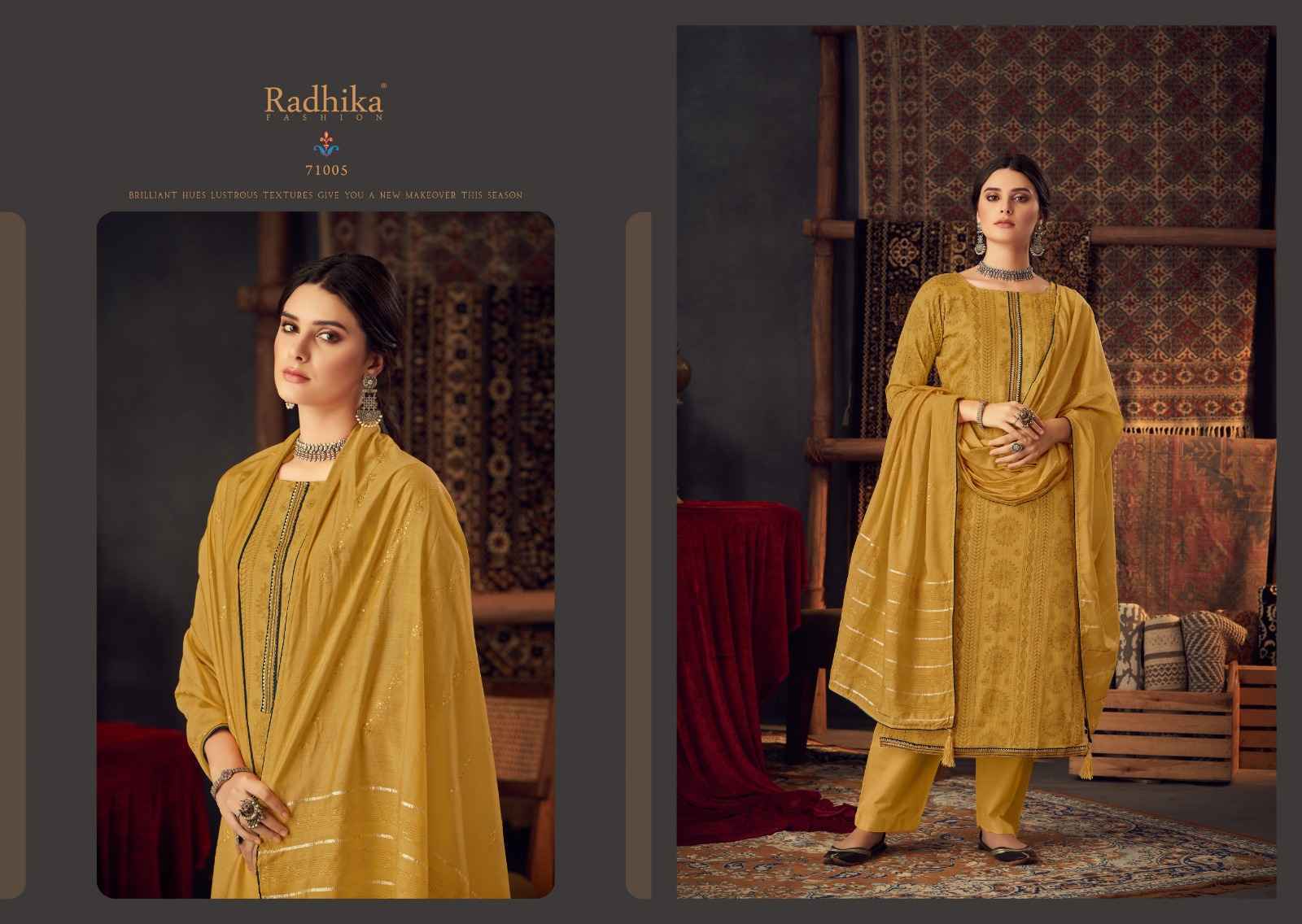 Radhika Azara Mashakali Cotton Dress Material 8 pcs Catalogue