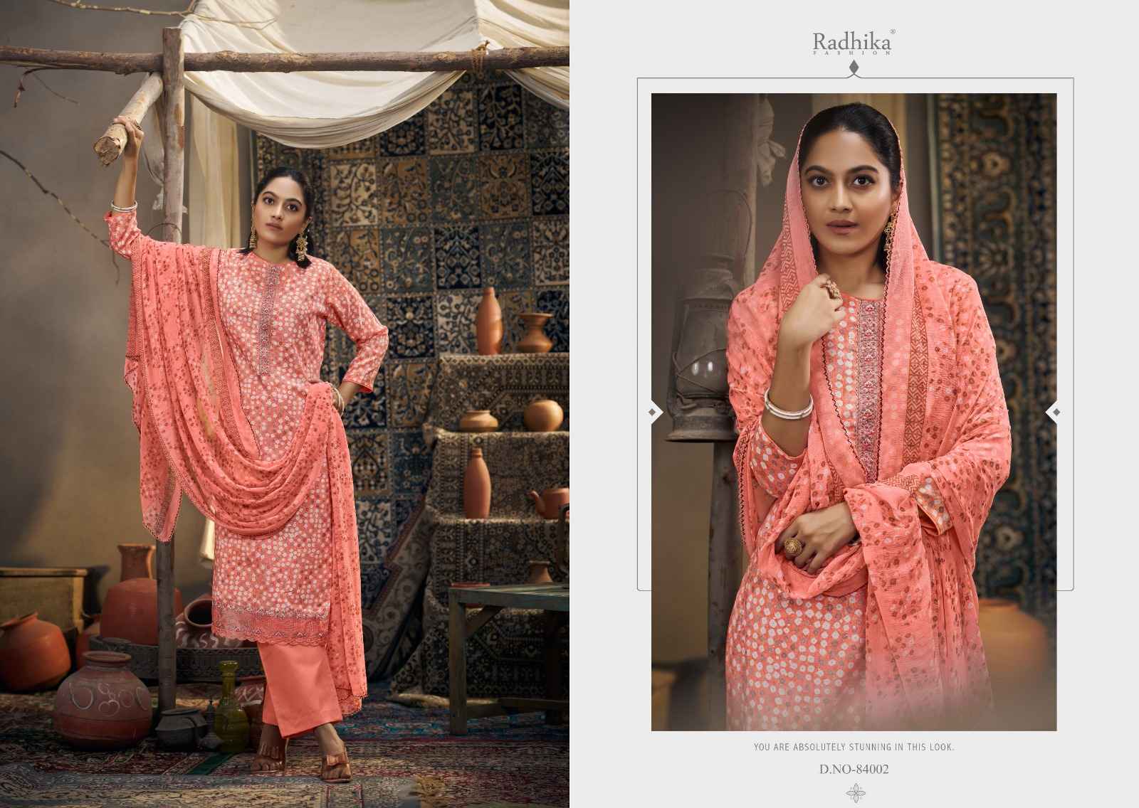 Radhika Azara Naira Vol-3 Blossam Cotton Dress Material 6 Pc Catalog