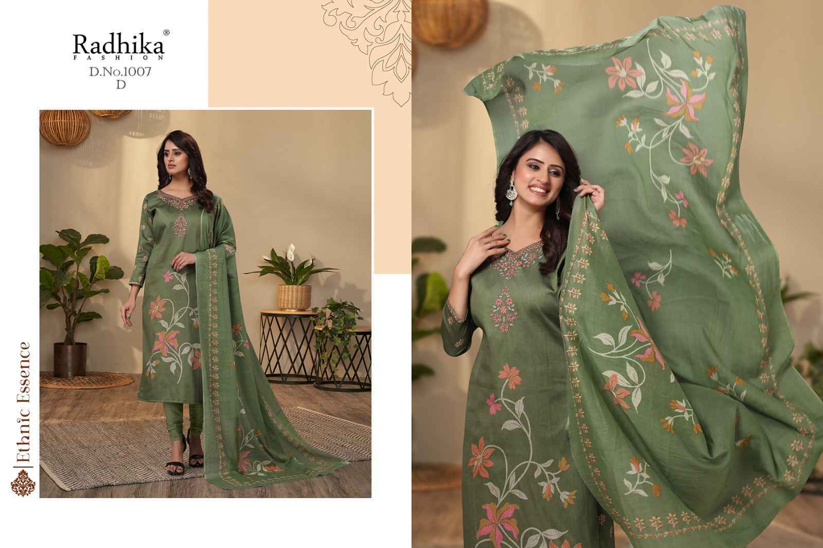 Radhika Azara Suhani Zam Cotton Dress Material 4 pcs Catalogue