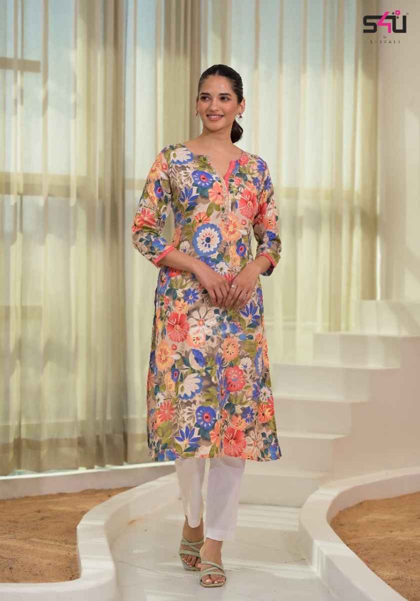 S4U Gold Vol 9 Rayon Kurti 6 pc Cataloge