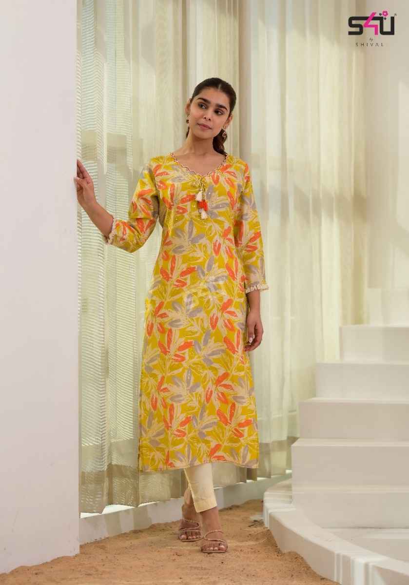 S4U Gold Vol 9 Rayon Kurti 6 pc Cataloge