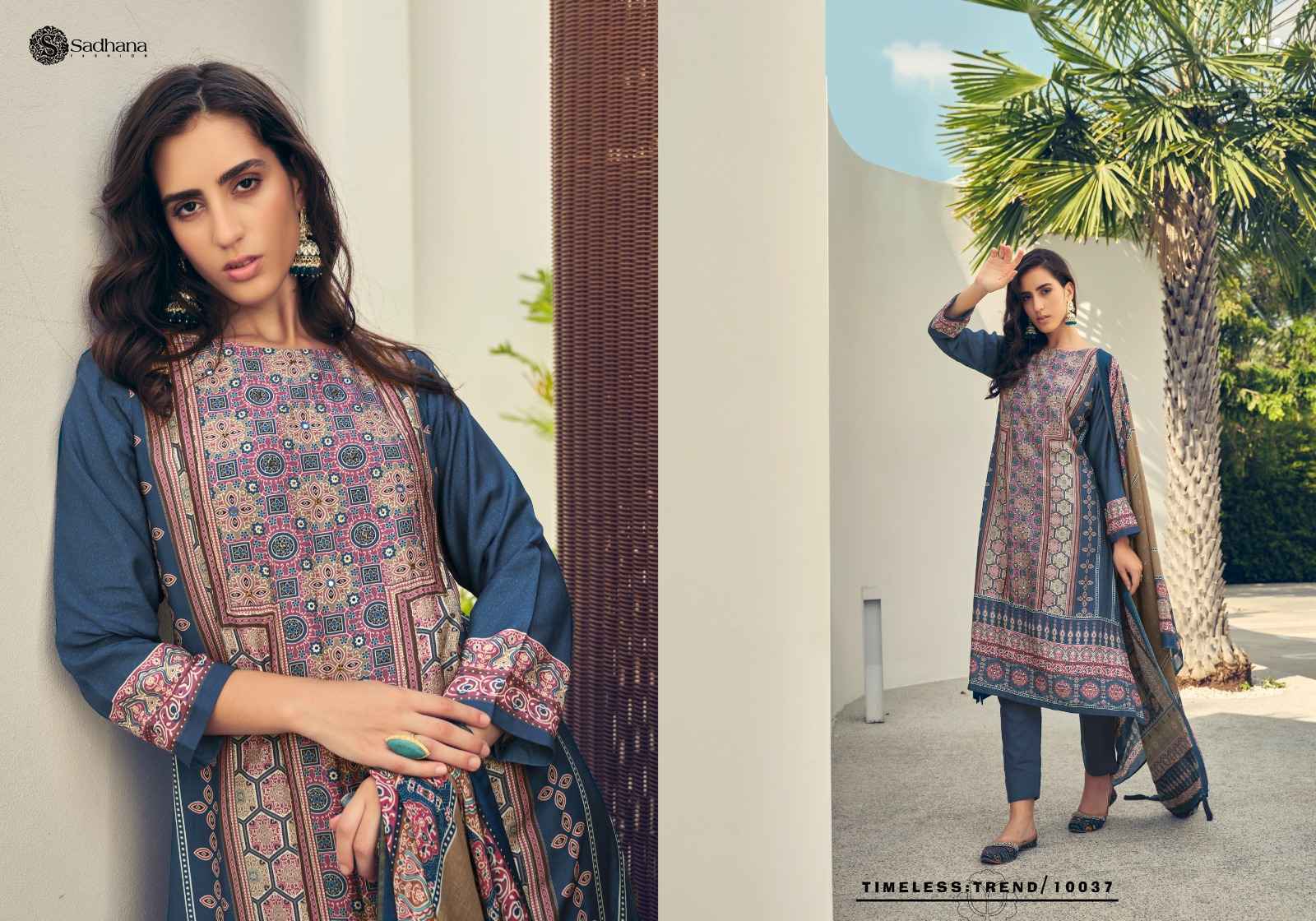 Sadhana Fashion Harleen Pure Musline Silk Dress Material 8 Pc Catalog