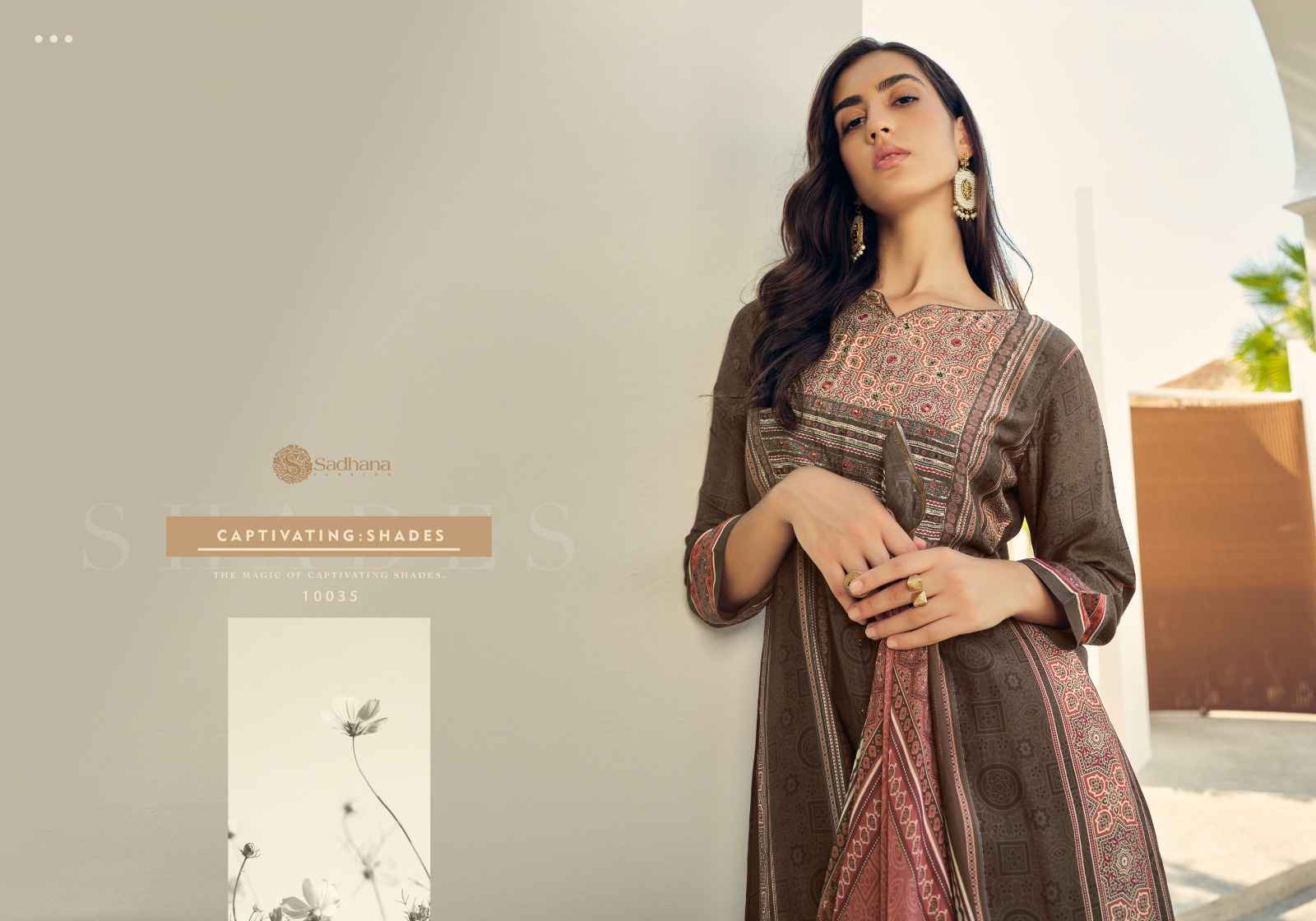 Sadhana Fashion Harleen Pure Musline Silk Dress Material 8 Pc Catalog