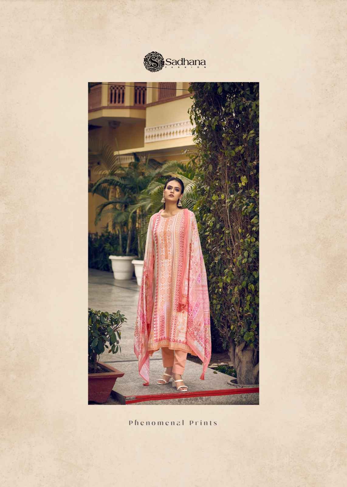 Sadhana Fashion Ryssa Pure Muslin Dress Material 8 Pc Catalog