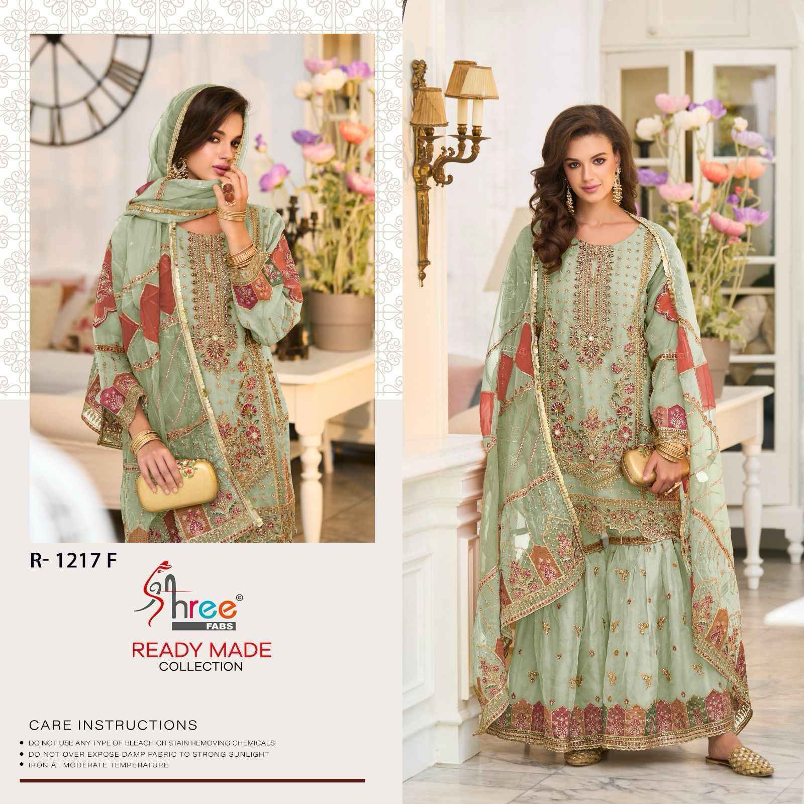 Shree Fabs Readymade Collection Organza Readymade Suit 3 pc Cataloge