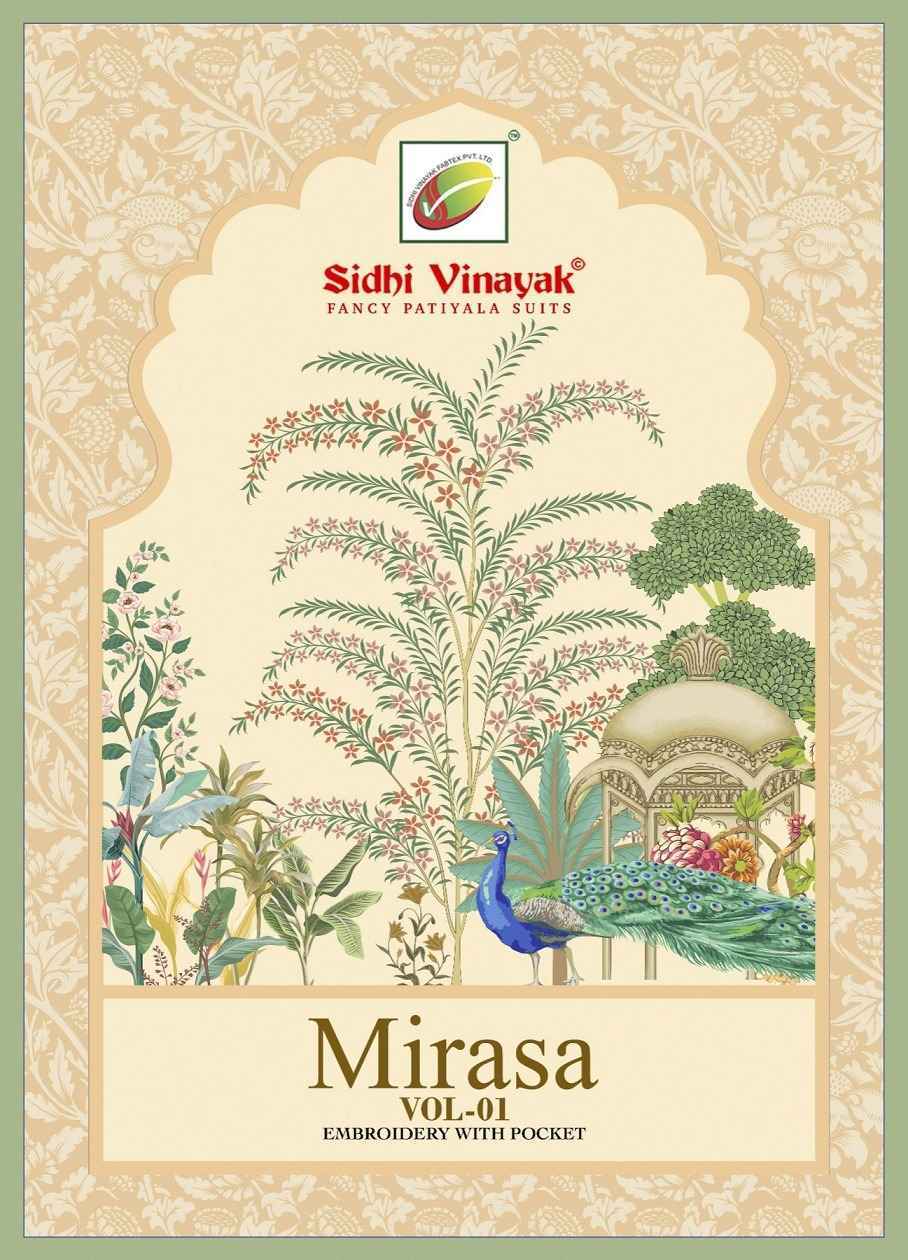 Sidhi Vinayak Mirasa Vol-1 Cotton Readymade With Lining Suit 12 pc Cataloge