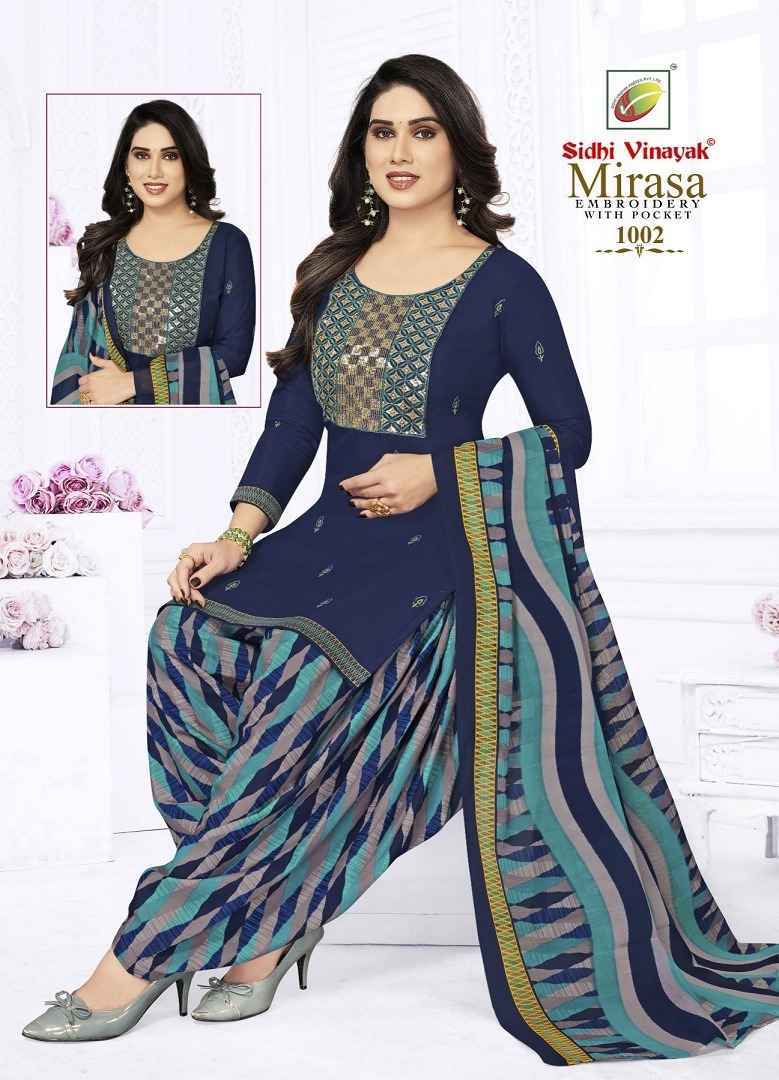 Sidhi Vinayak Mirasa Vol-1 Cotton Readymade With Lining Suit 12 pc Cataloge