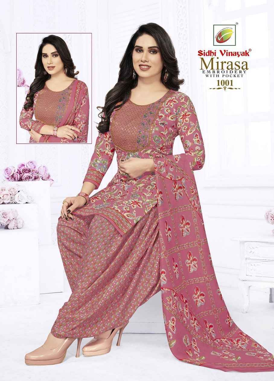 Sidhi Vinayak Mirasa Vol-1 Cotton Readymade With Lining Suit 12 pc Cataloge