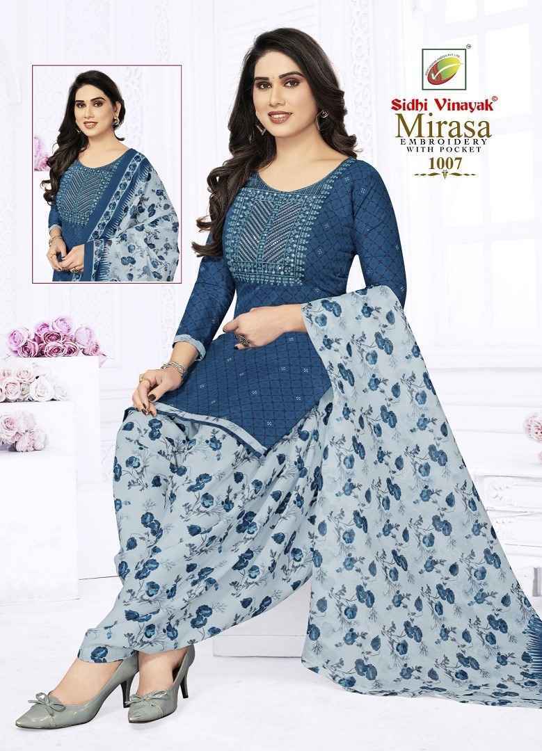 Sidhi Vinayak Mirasa Vol-1 Cotton Readymade With Lining Suit 12 pc Cataloge