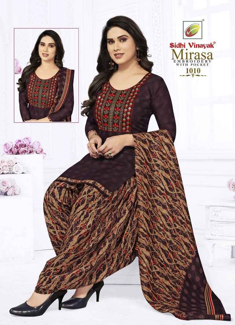 Sidhi Vinayak Mirasa Vol-1 Cotton Readymade With Lining Suit 12 pc Cataloge