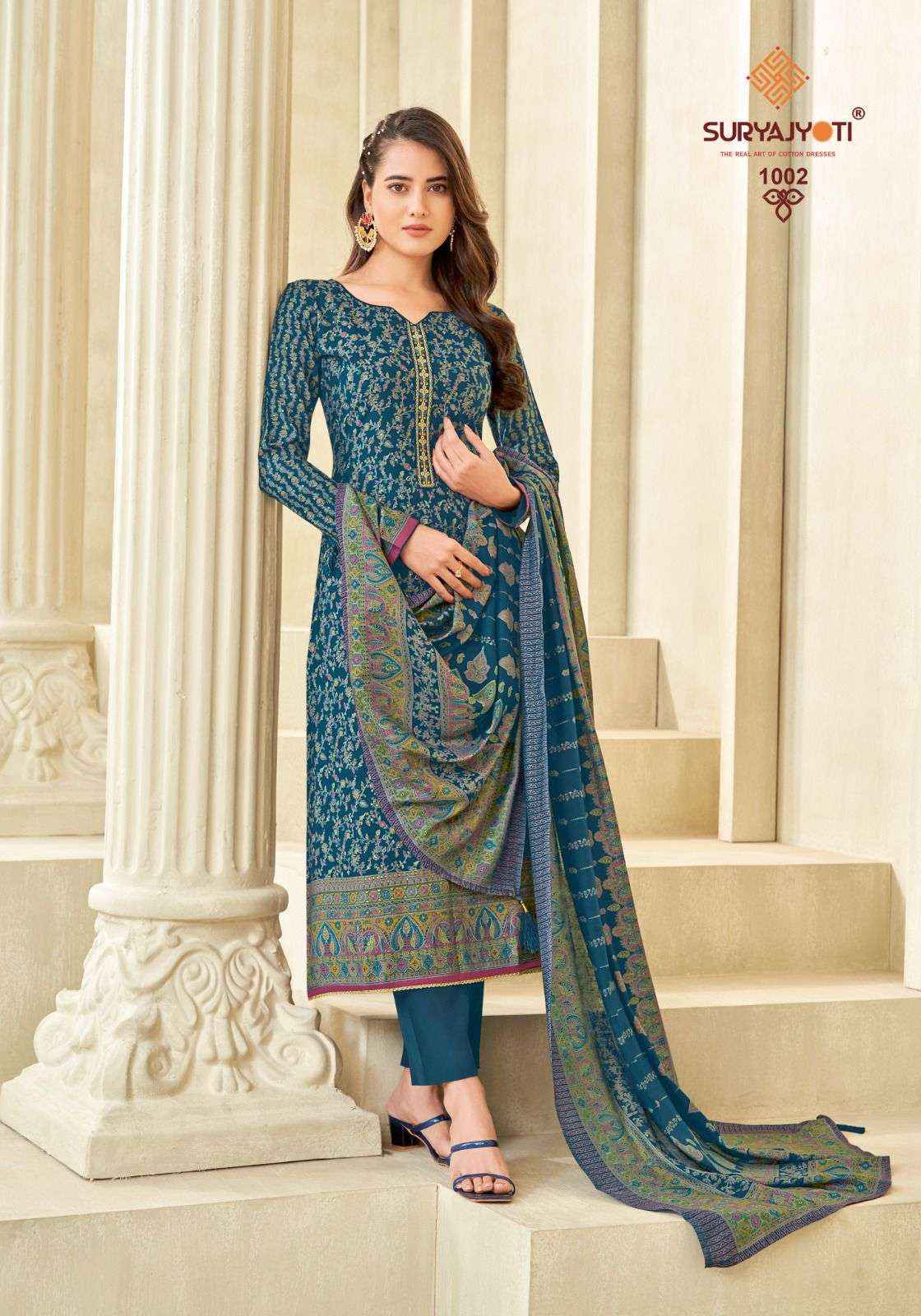 Suryajyoti Pushpa Vol 1 Modal Dress Material 8 pcs Catalogue