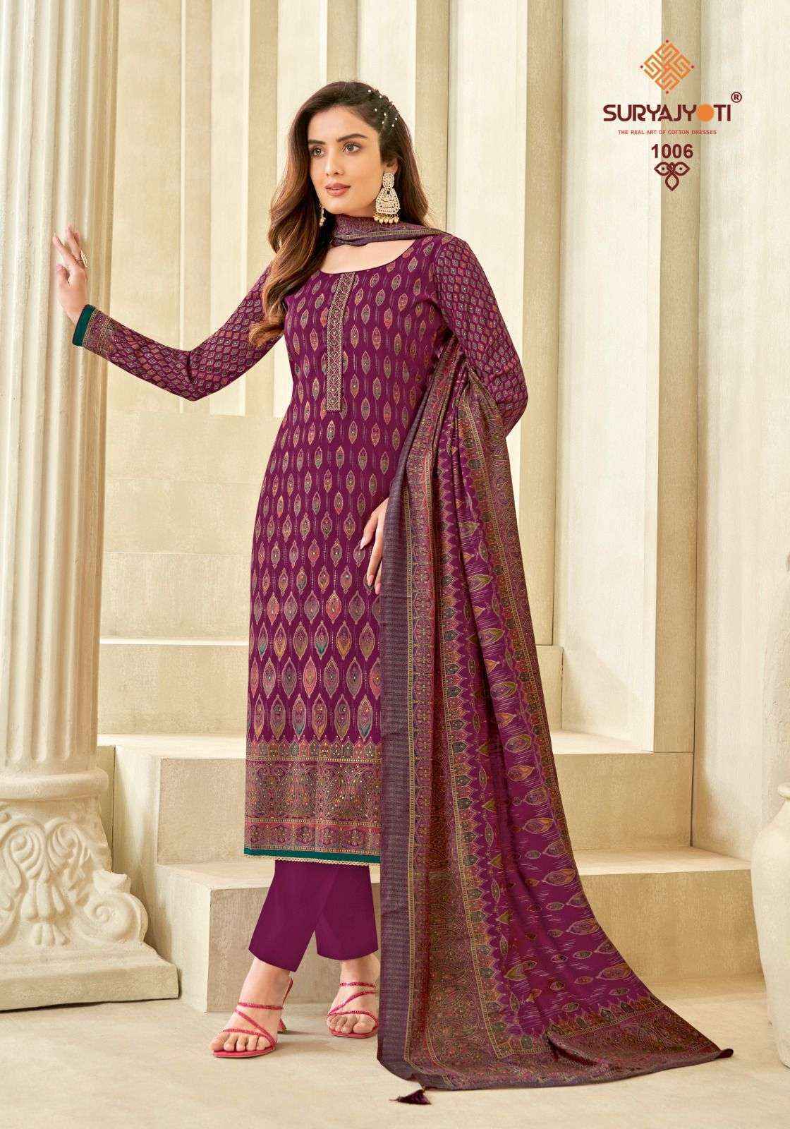 Suryajyoti Pushpa Vol 1 Modal Dress Material 8 pcs Catalogue