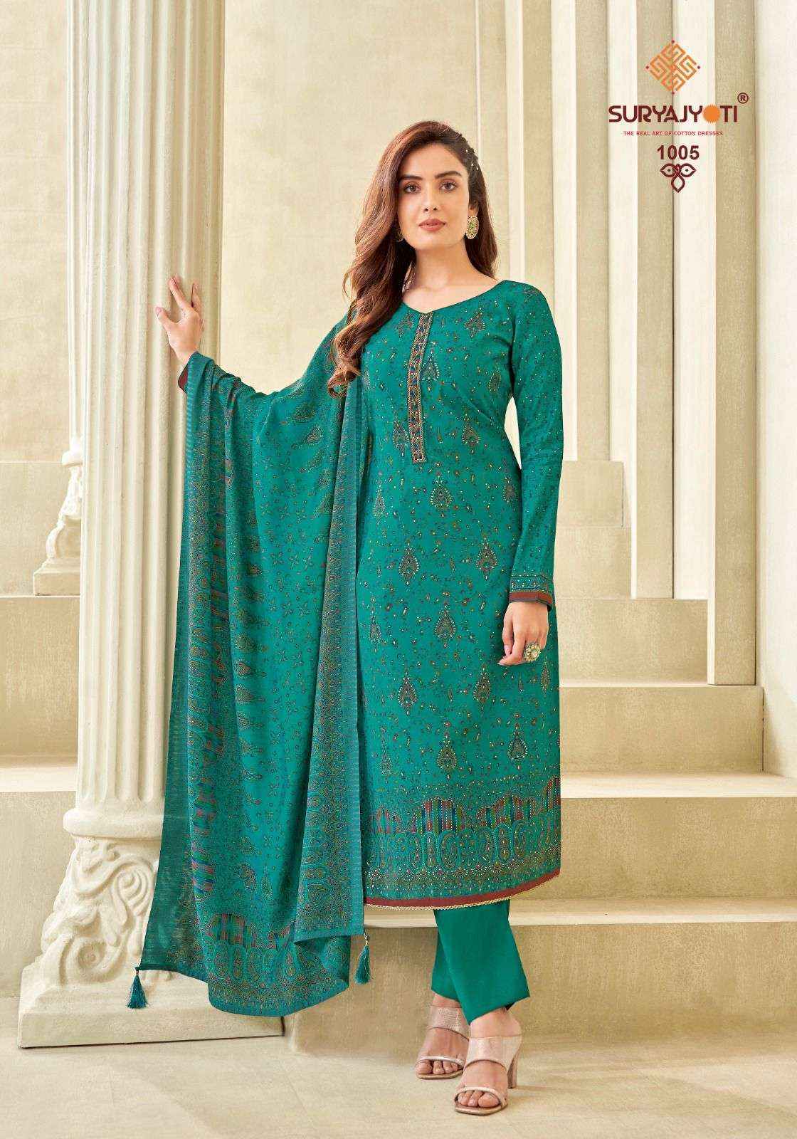 Suryajyoti Pushpa Vol 1 Modal Dress Material 8 pcs Catalogue