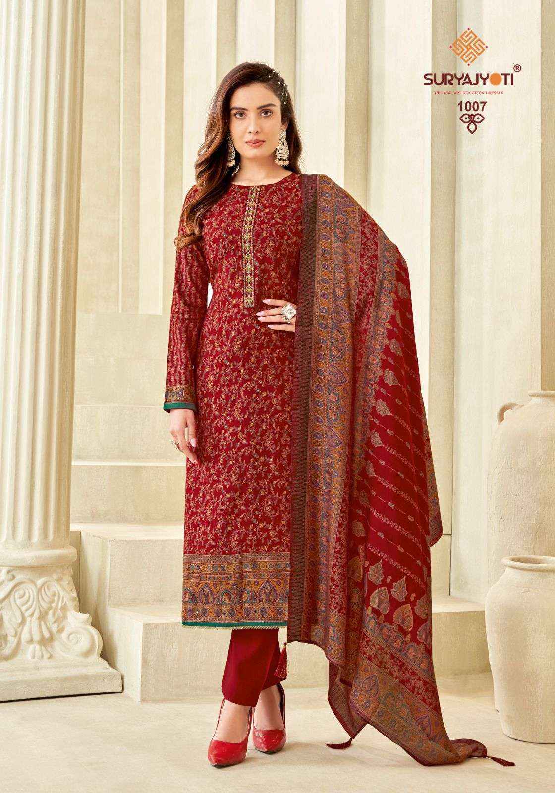 Suryajyoti Pushpa Vol 1 Modal Dress Material 8 pcs Catalogue