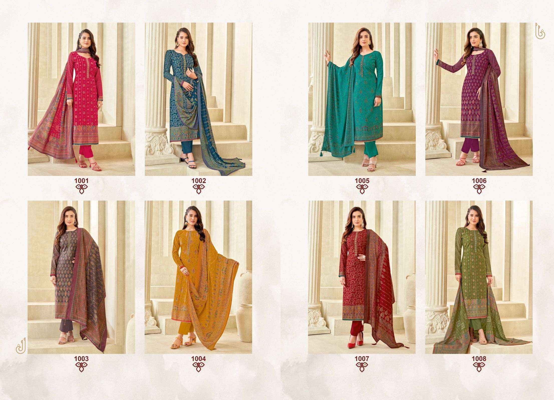 Suryajyoti Pushpa Vol 1 Modal Dress Material 8 pcs Catalogue
