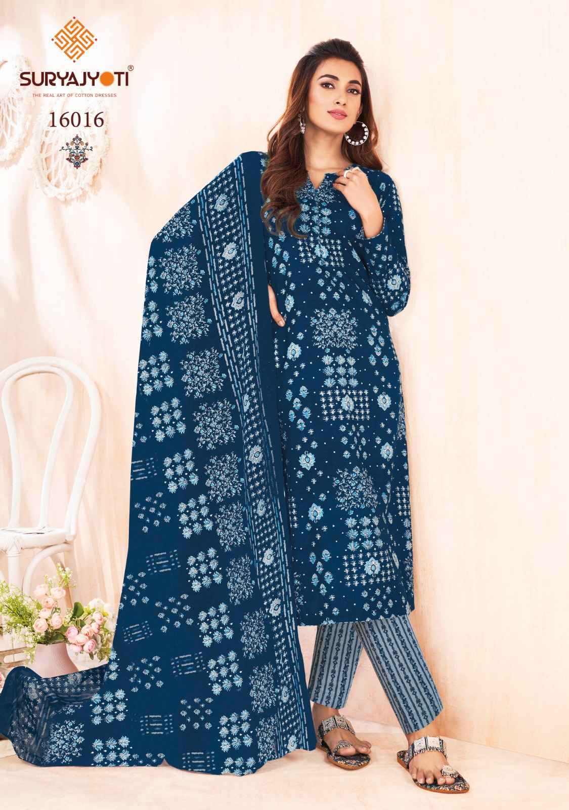 Suryajyoti Zion Cotton Vol 16 Readymade Cotton Dress 16 pcs Catalogue