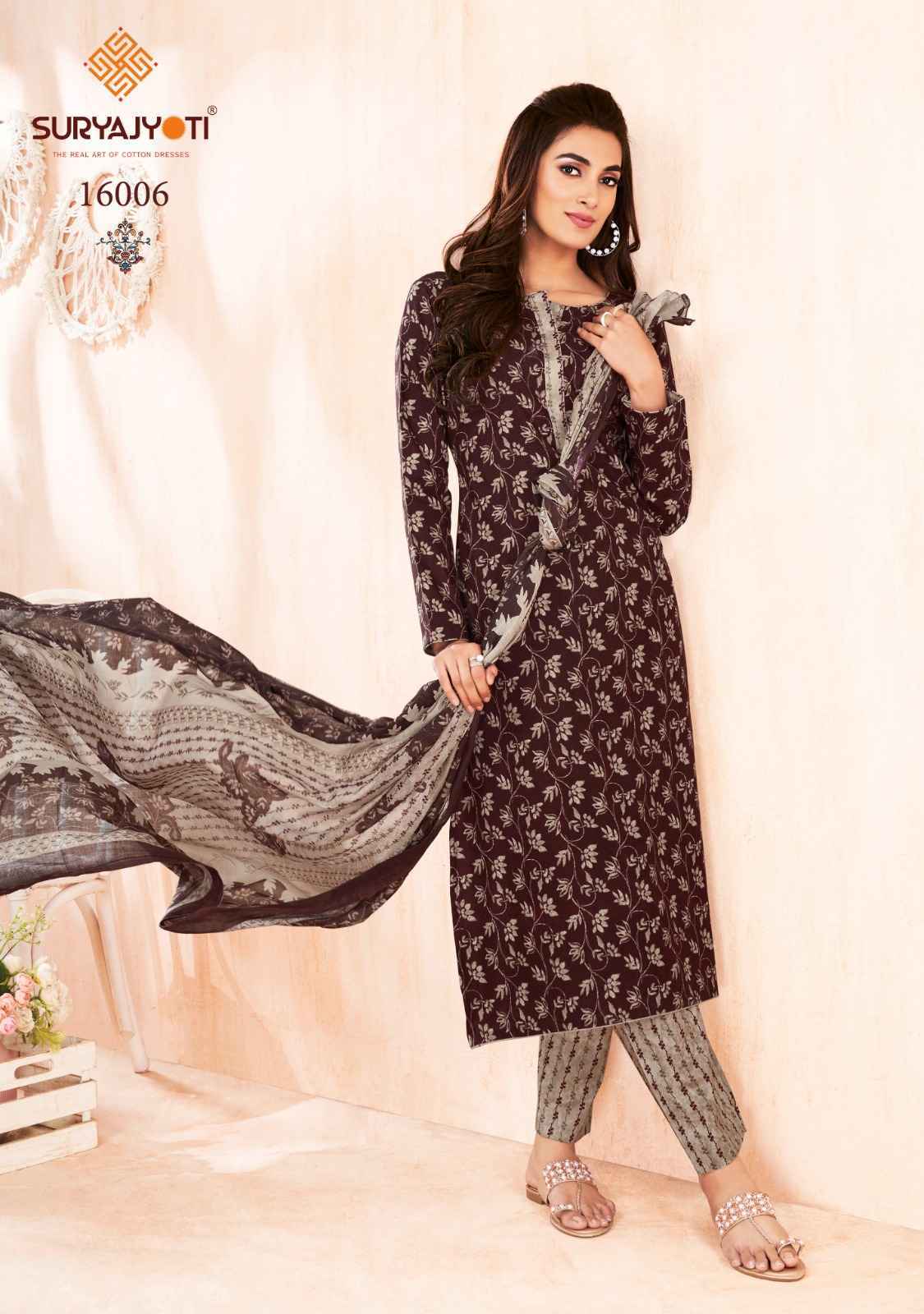 Suryajyoti Zion Cotton Vol 16 Readymade Cotton Dress 16 pcs Catalogue