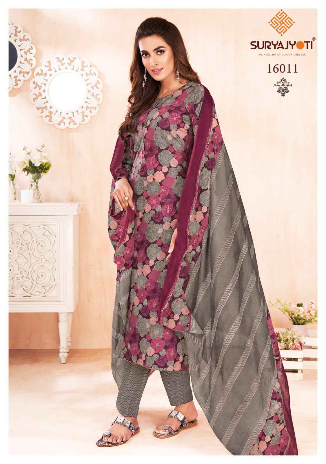 Suryajyoti Zion Cotton Vol 16 Readymade Cotton Dress 16 pcs Catalogue