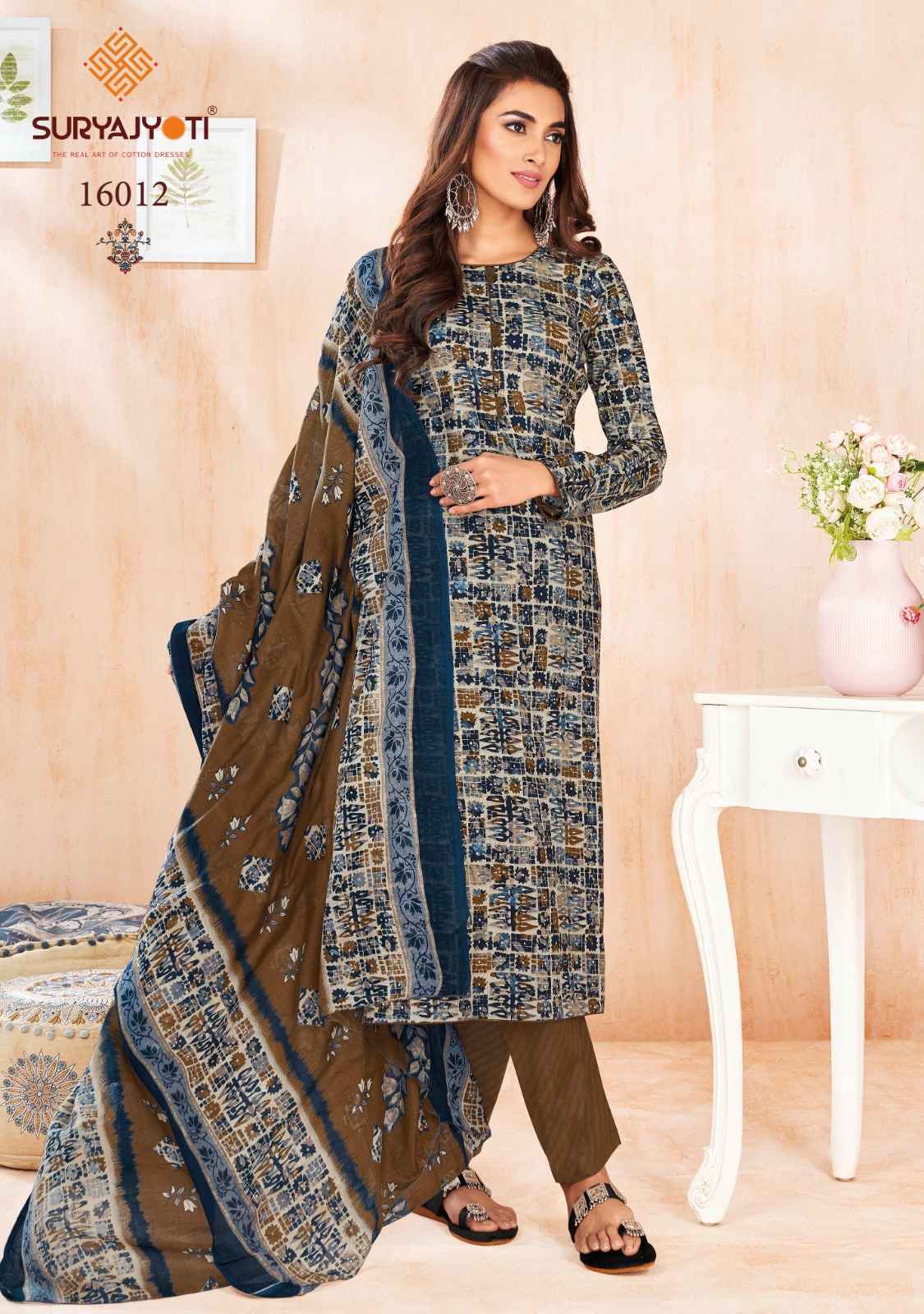 Suryajyoti Zion Cotton Vol 16 Readymade Cotton Dress 16 pcs Catalogue
