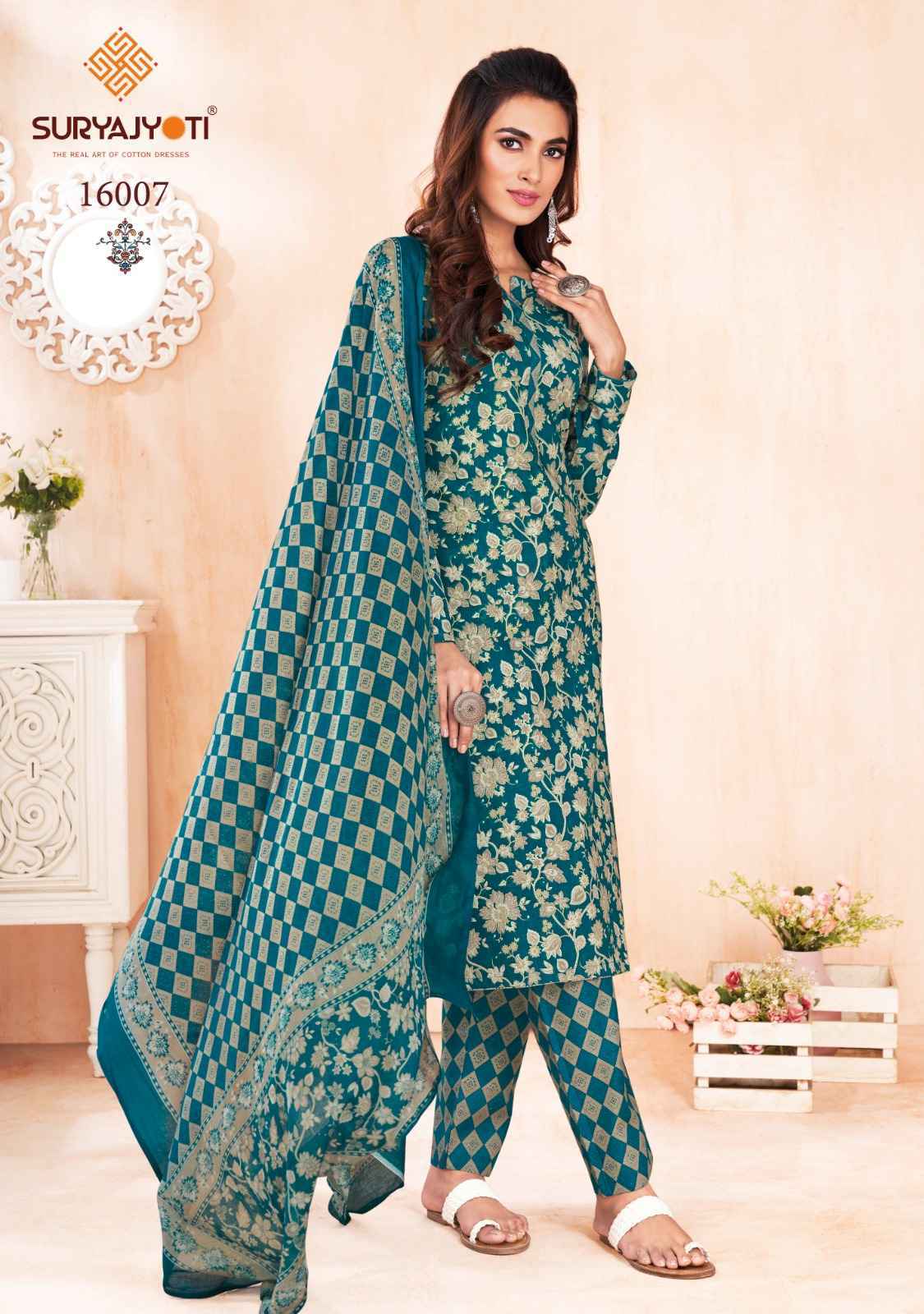 Suryajyoti Zion Cotton Vol 16 Readymade Cotton Dress 16 pcs Catalogue