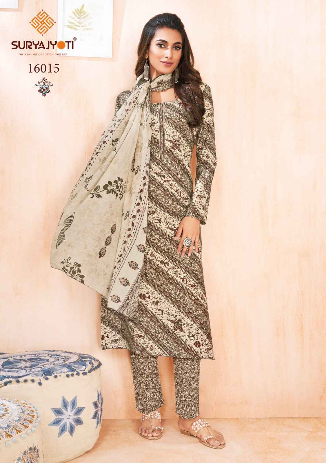 Suryajyoti Zion Cotton Vol 16 Readymade Cotton Dress 16 pcs Catalogue