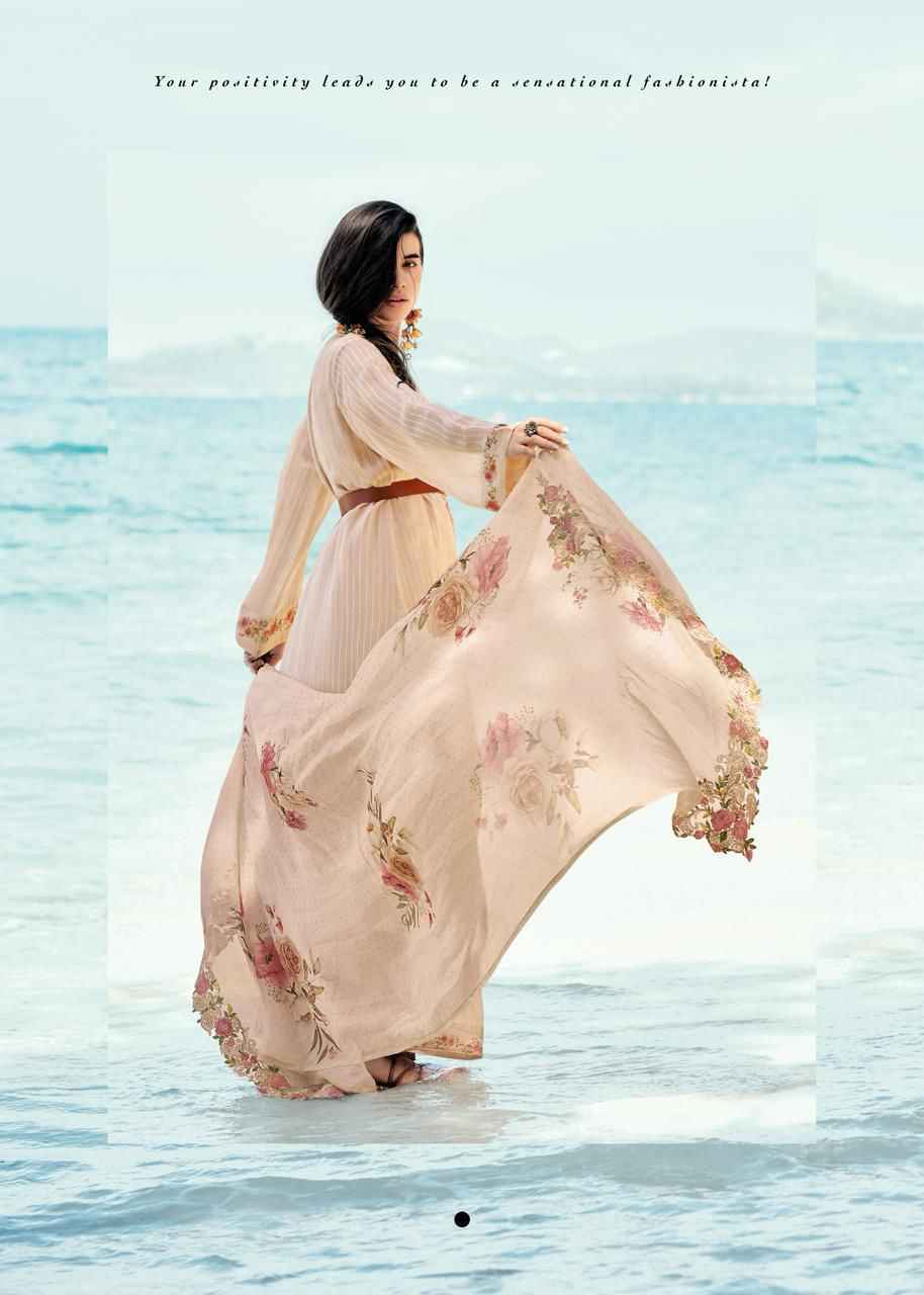 Varsha Mehroosh Viscose Organza Self Woven Dress Material 6 Pc Catalog