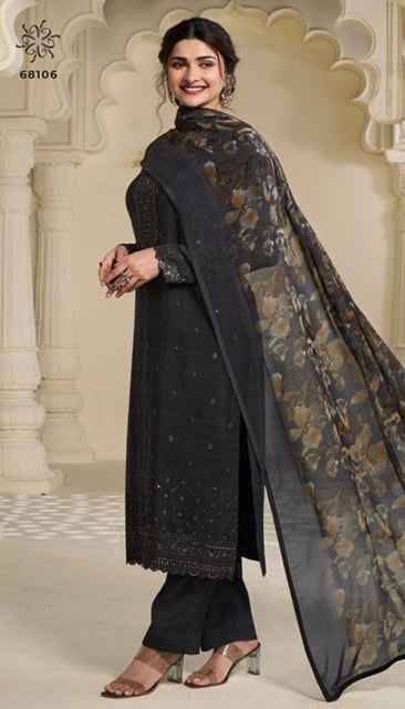 Vinay Silkina Royal Crepe-45 Royal Crepe Dress Material 8 pcs Catalogue