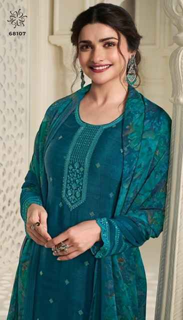 Vinay Silkina Royal Crepe-45 Royal Crepe Dress Material 8 pcs Catalogue