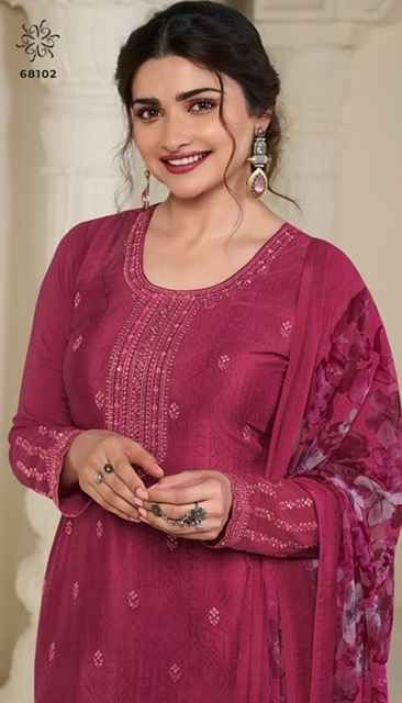 Vinay Silkina Royal Crepe-45 Royal Crepe Dress Material 8 pcs Catalogue